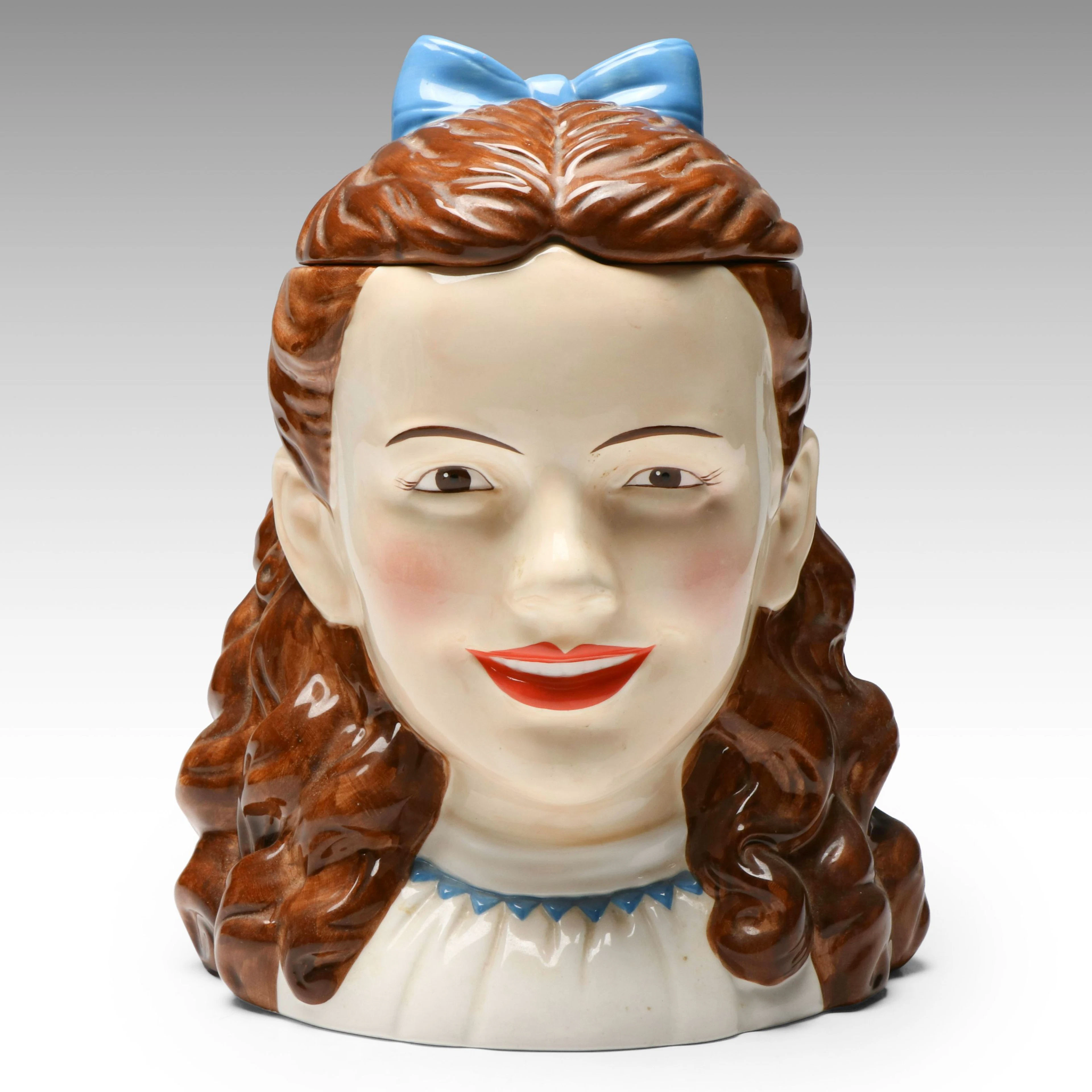 Judy Garland as Dorothy from "The Wizard of Oz" Ceramic Cookie Jar