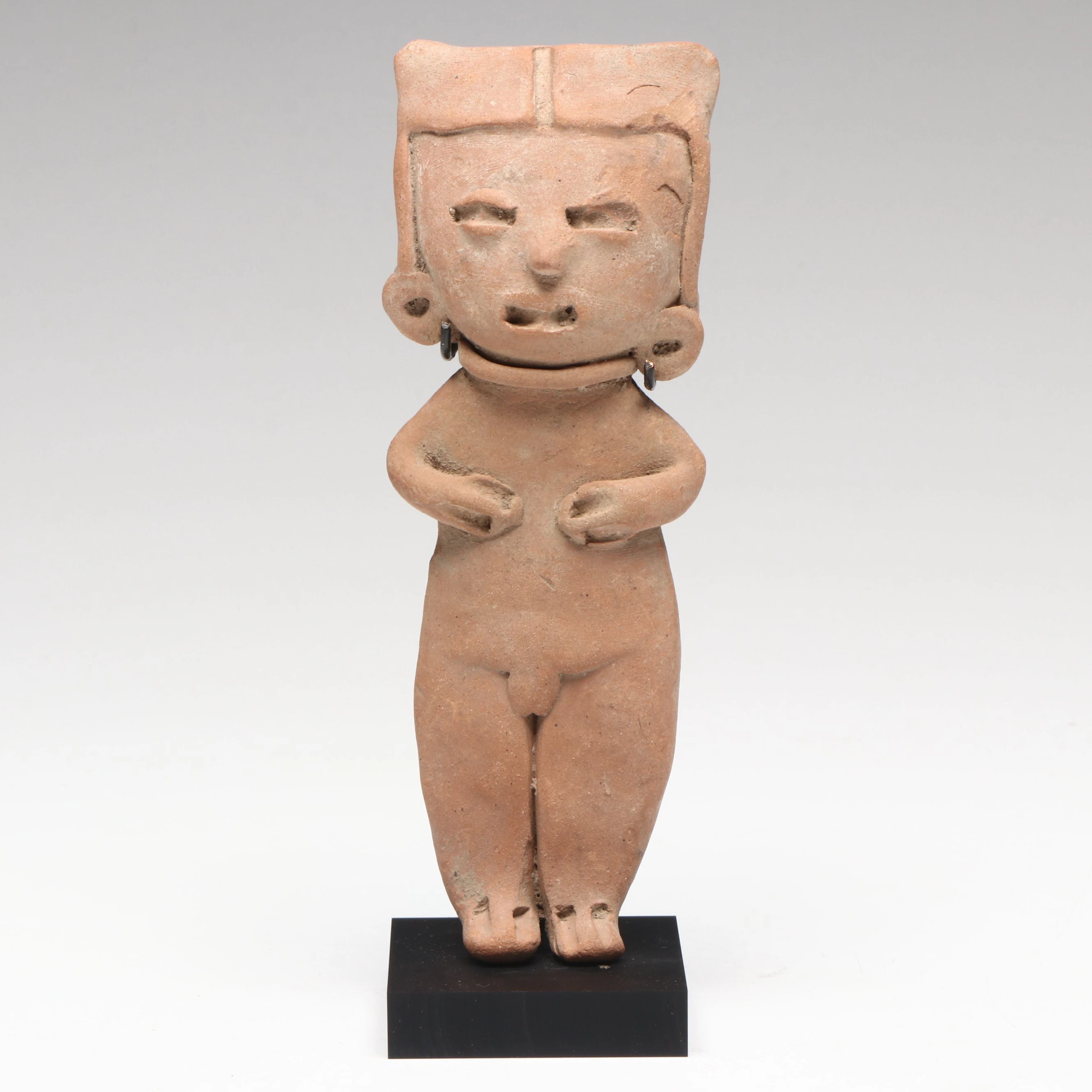 Chupícuaro Standing Pottery "Pretty Lady" Female Figure, Circa 550–100 BCE
