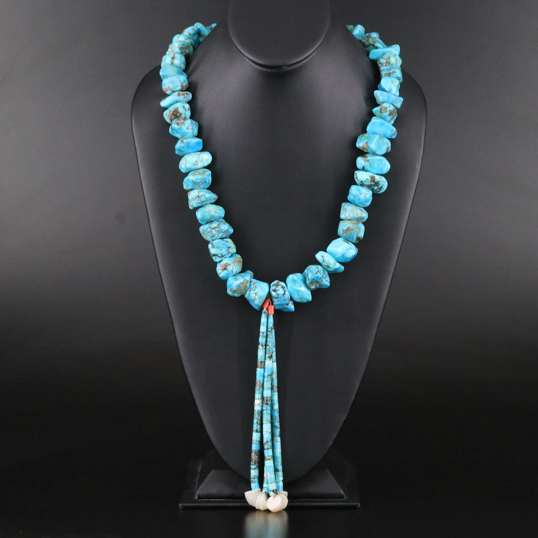 Graduated Jacla Turquoise Necklace