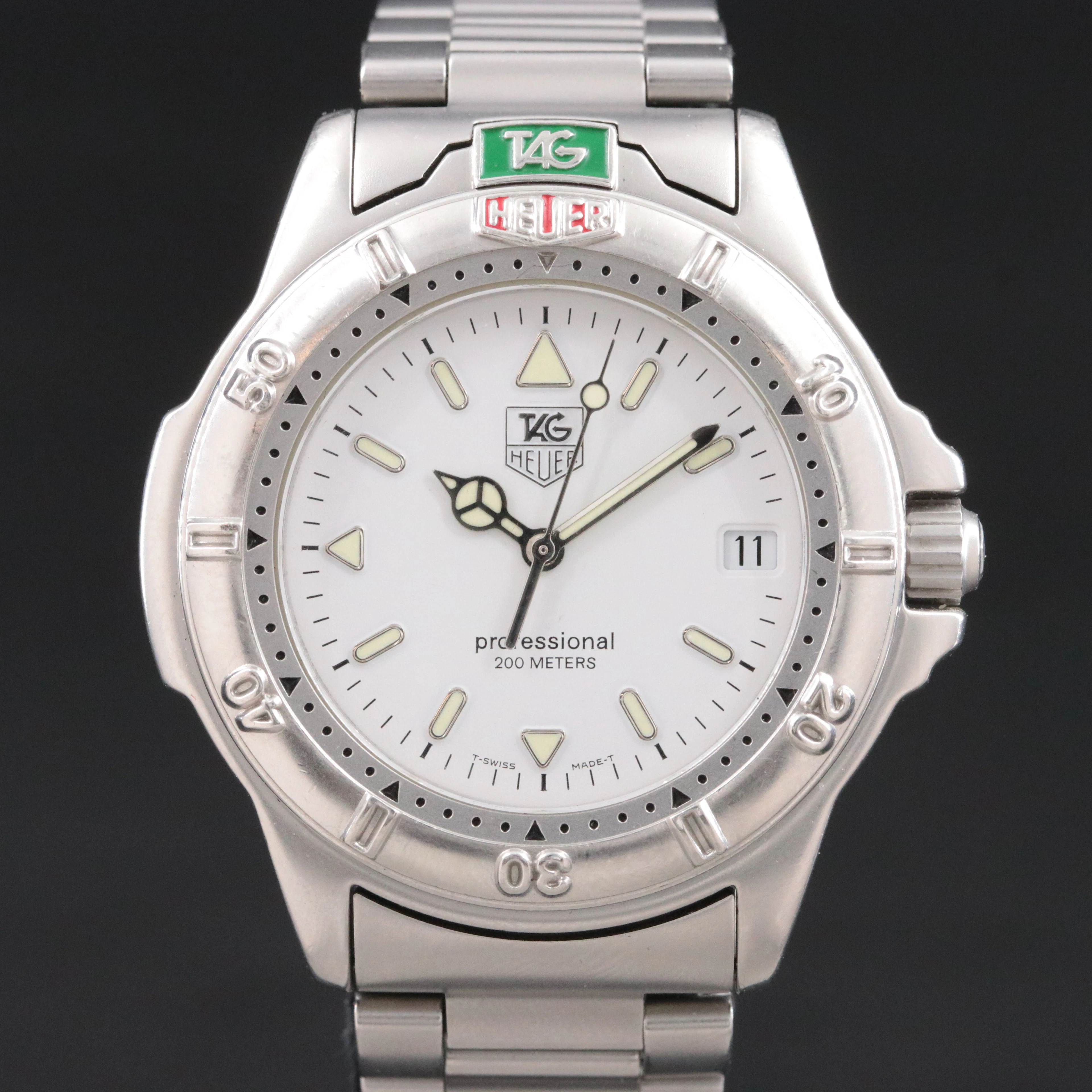 Vintage TAG Heuer 400 Series Steel 200m Date Quartz Watch Ref. WF1112-0