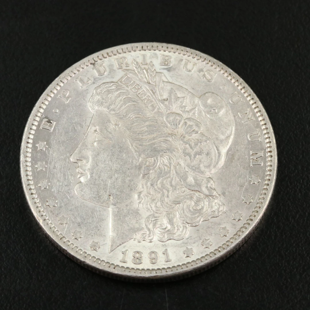 1891 Morgan Silver Dollar