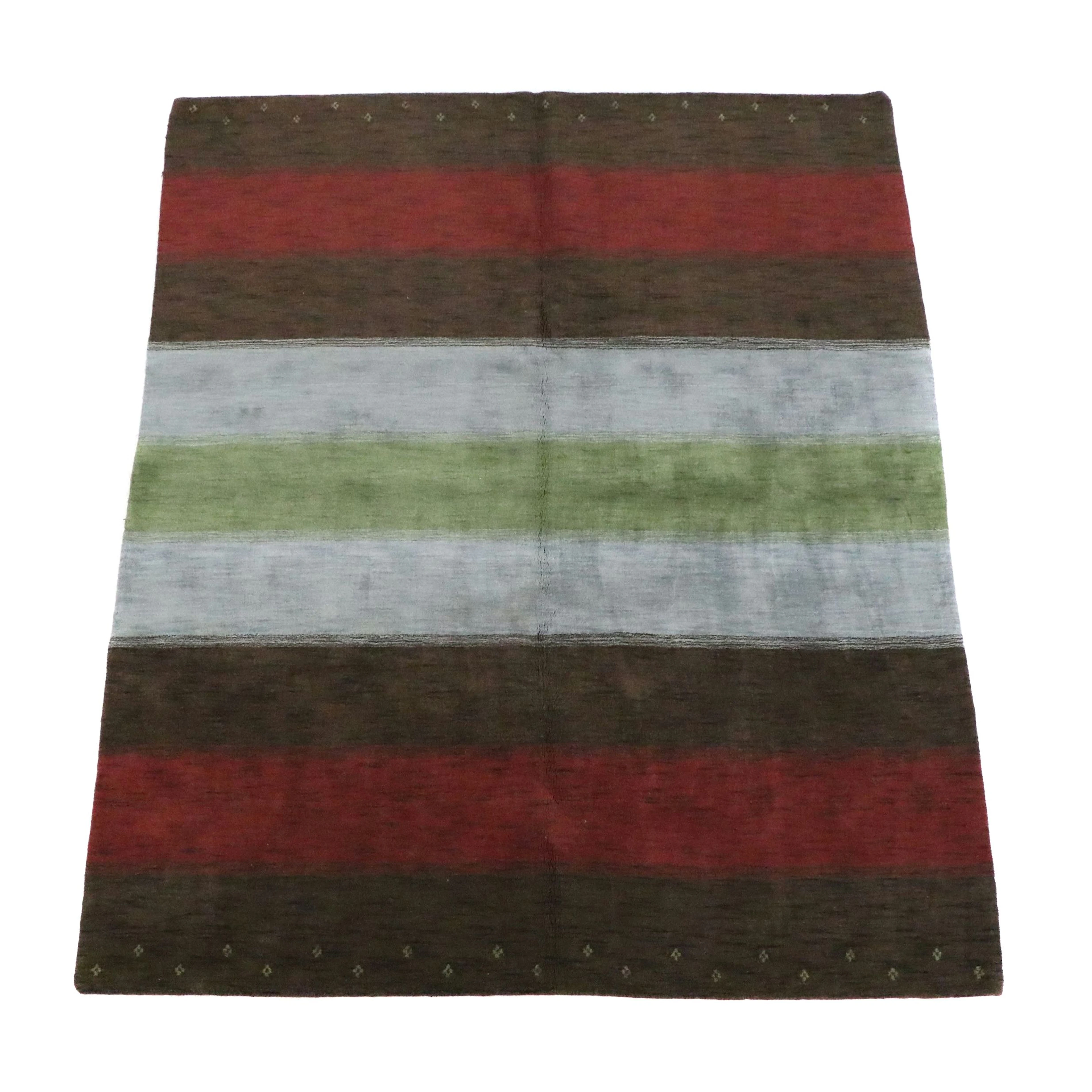 8'2 x 10'2 Hand-Knotted Indian Area Rug