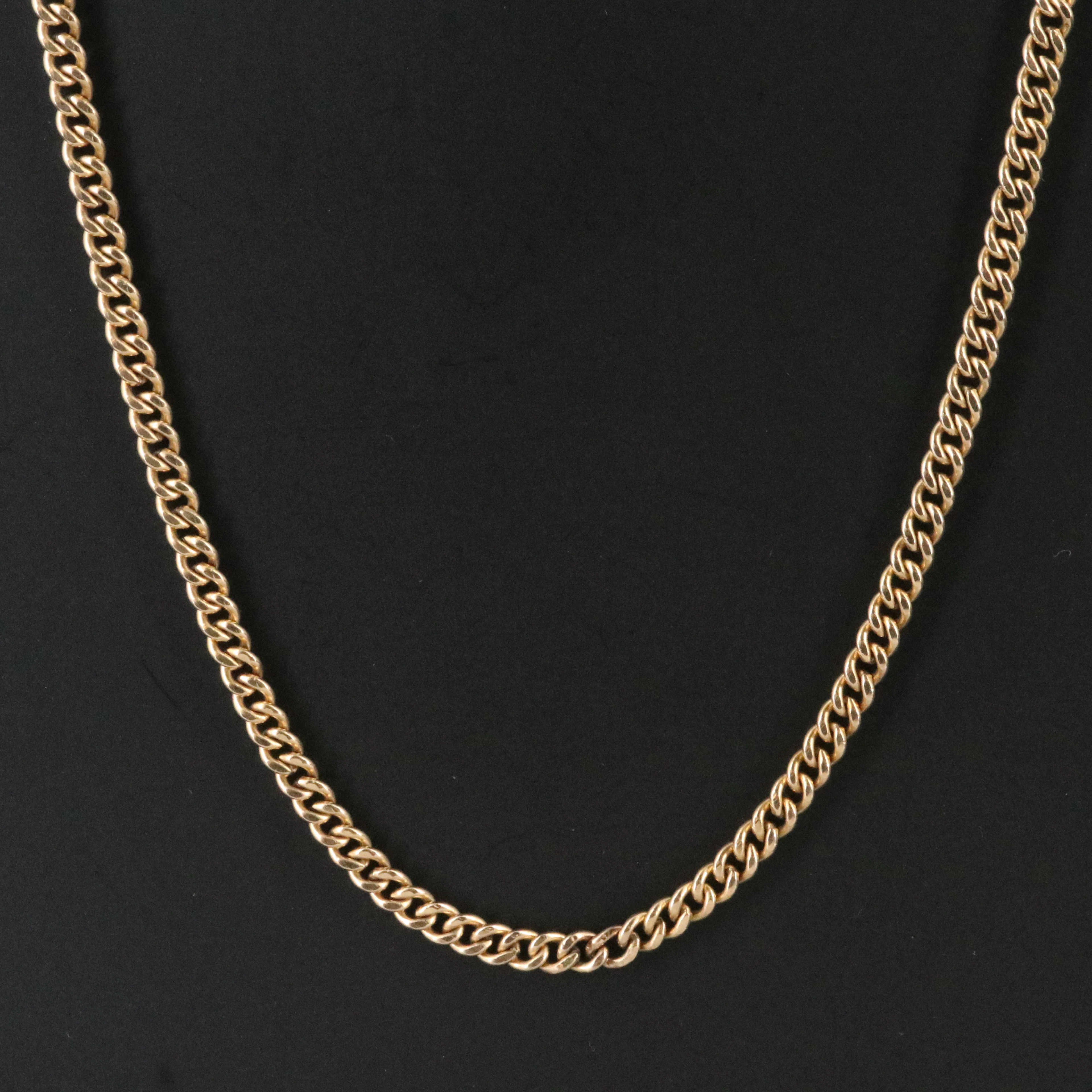 Gold-Filled Curb Chain Necklace