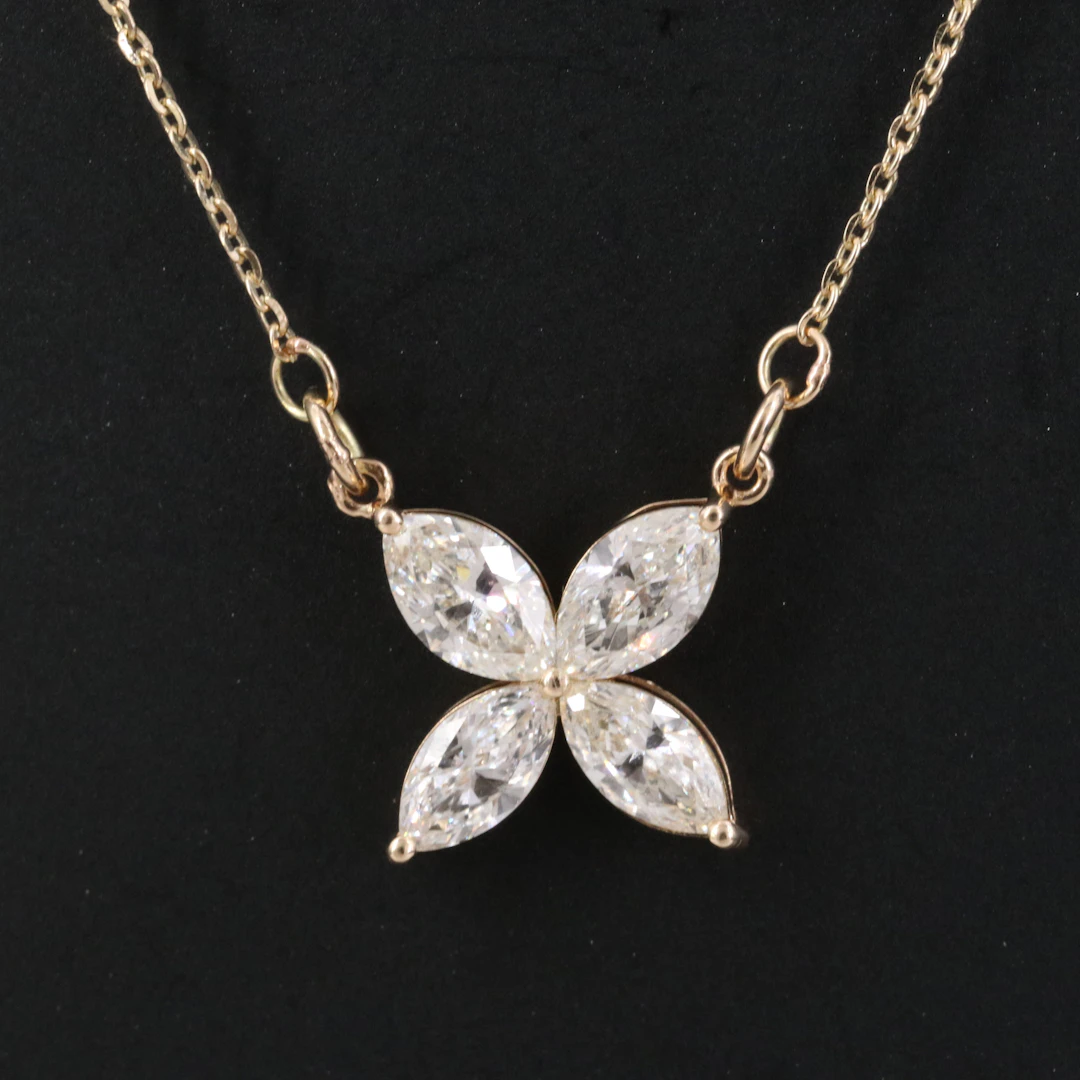 14K 1.00 CTW Diamond Necklace