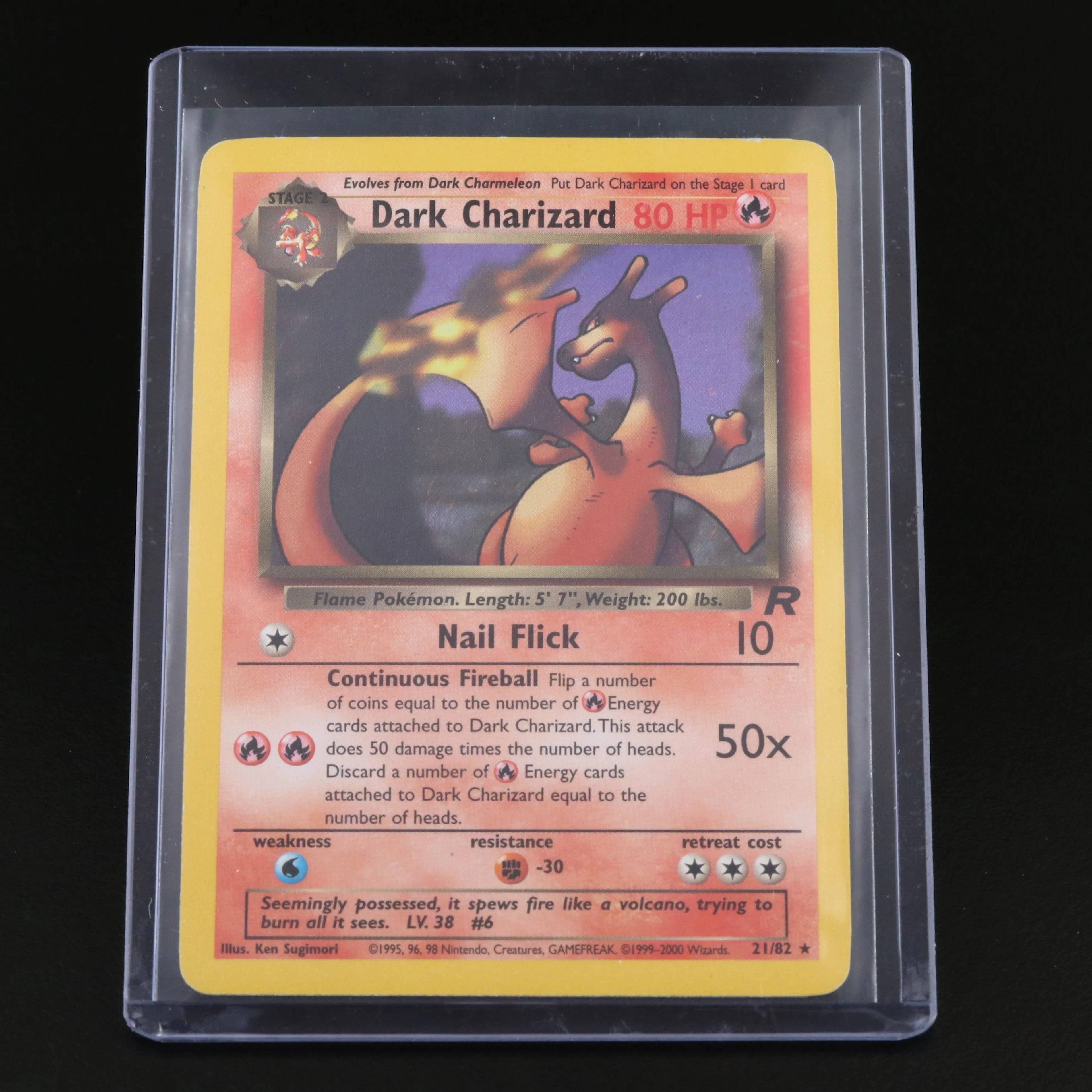 Team Rocket Dark Charizard Pokémon Card