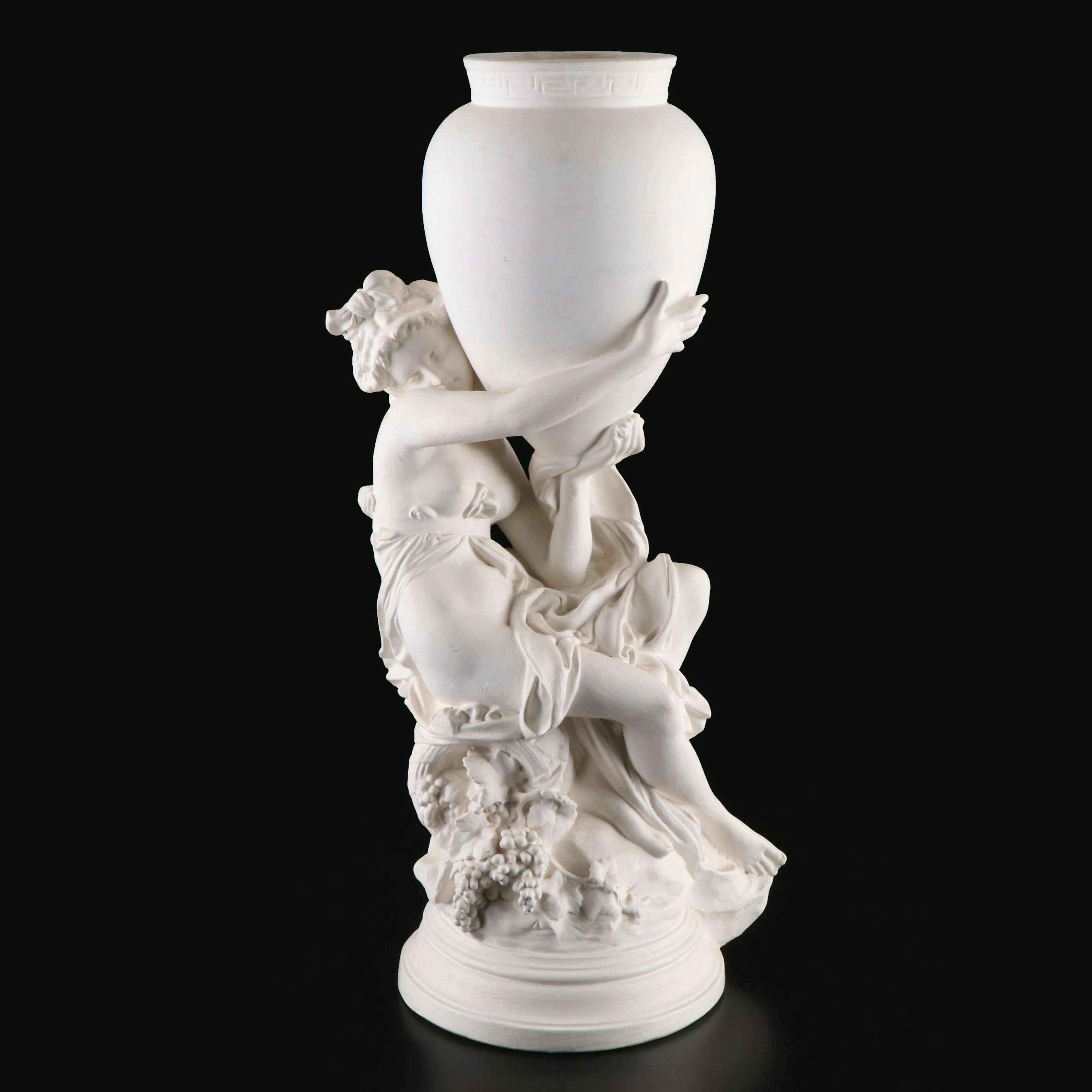 Greco-Roman Ceramic Goddess Vase Statuette