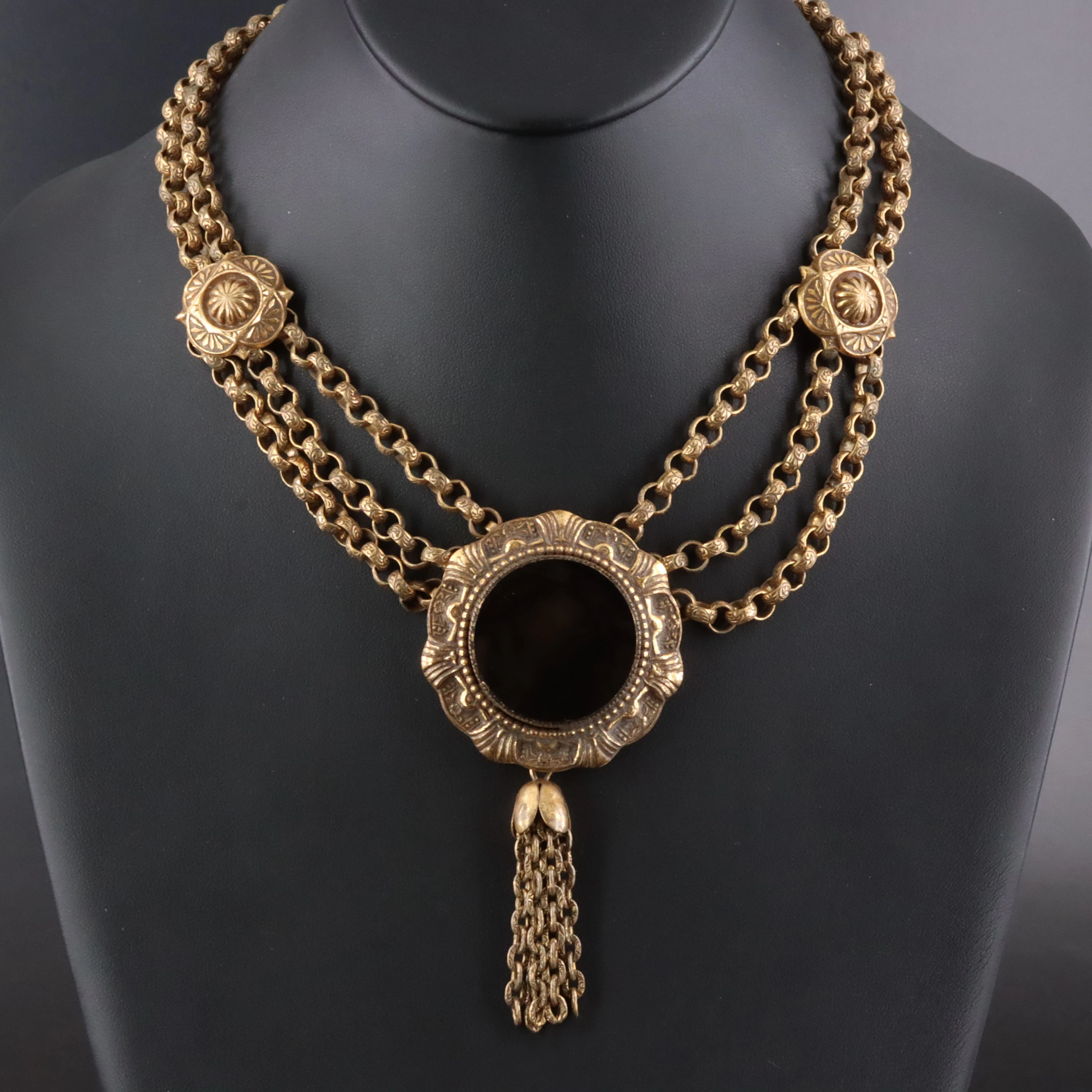 Vintage Tassel Necklace, 1940s