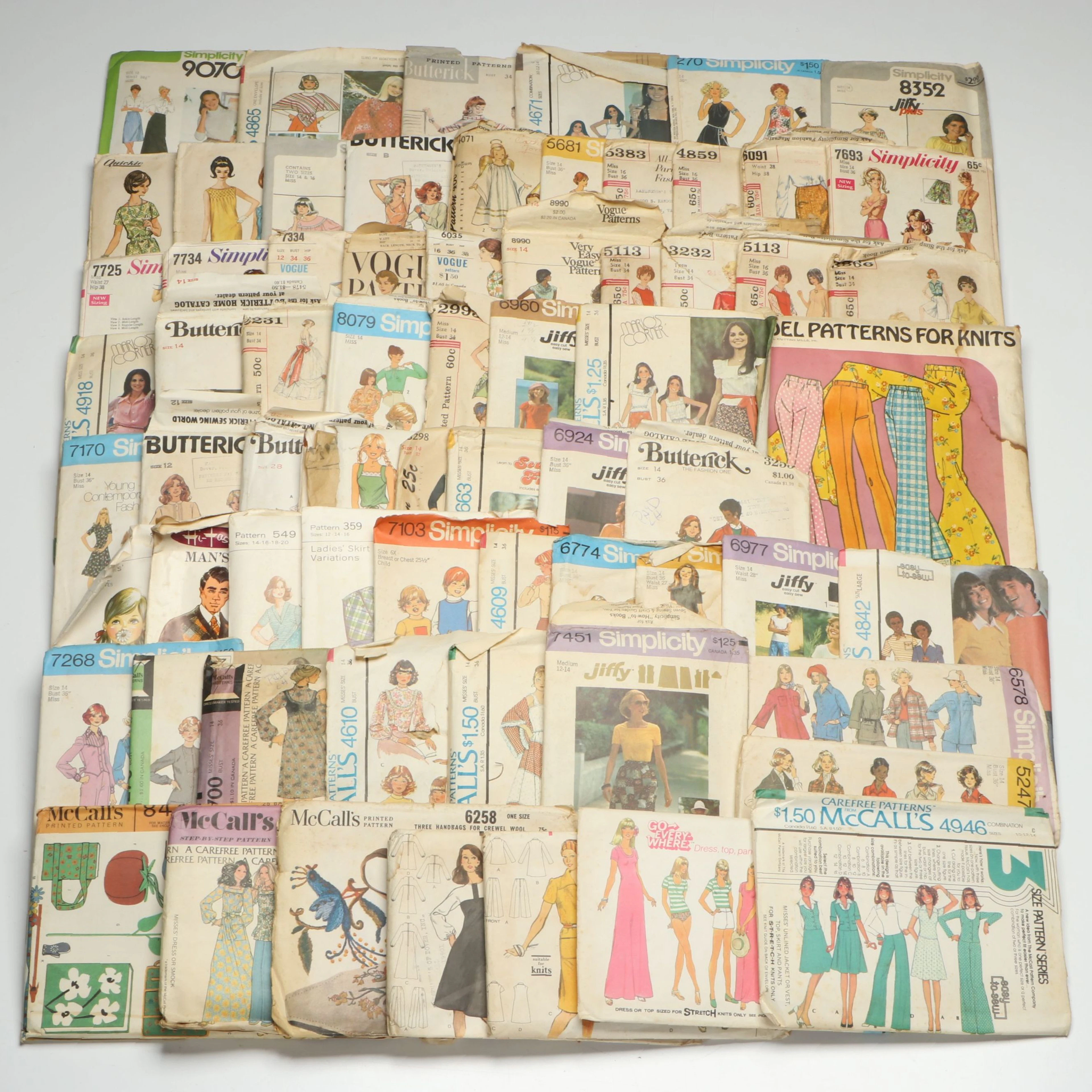 Simplicity, McCall's and More Vintage Sewing Patterns