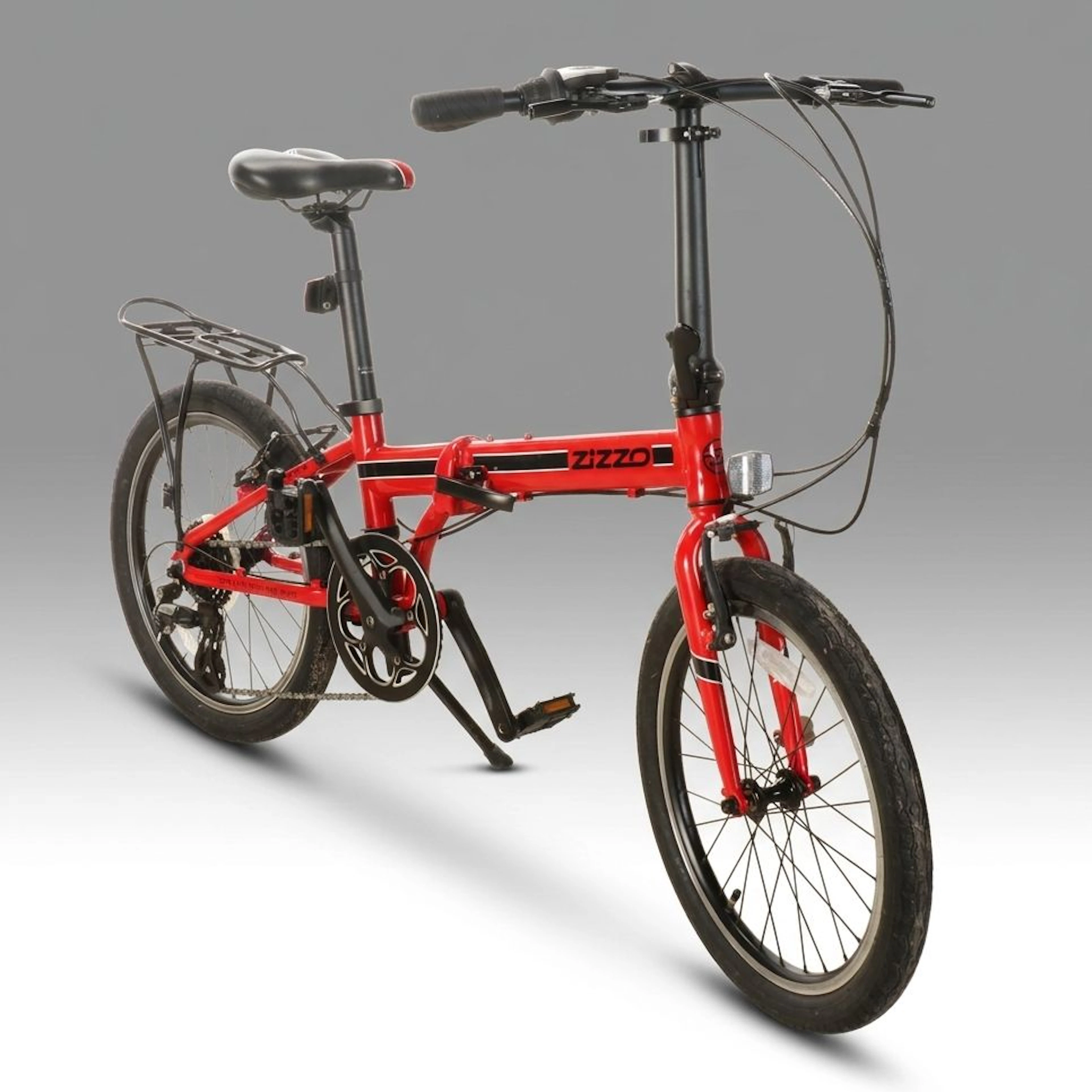 ZiZZO Red Urbano Folding Bike