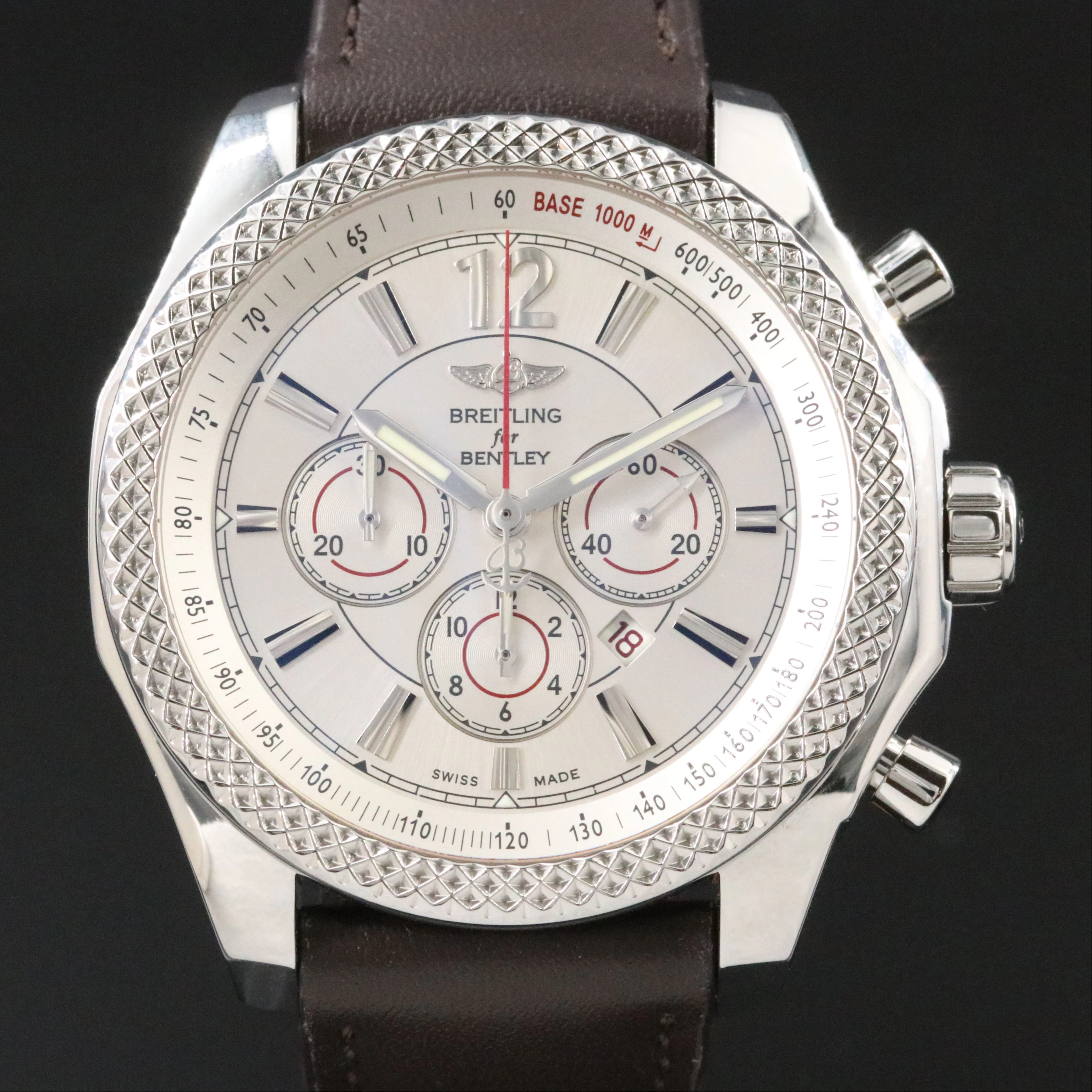 Breitling for Bentley Barnato 42 Chronograph Steel Automatic Watch A41390