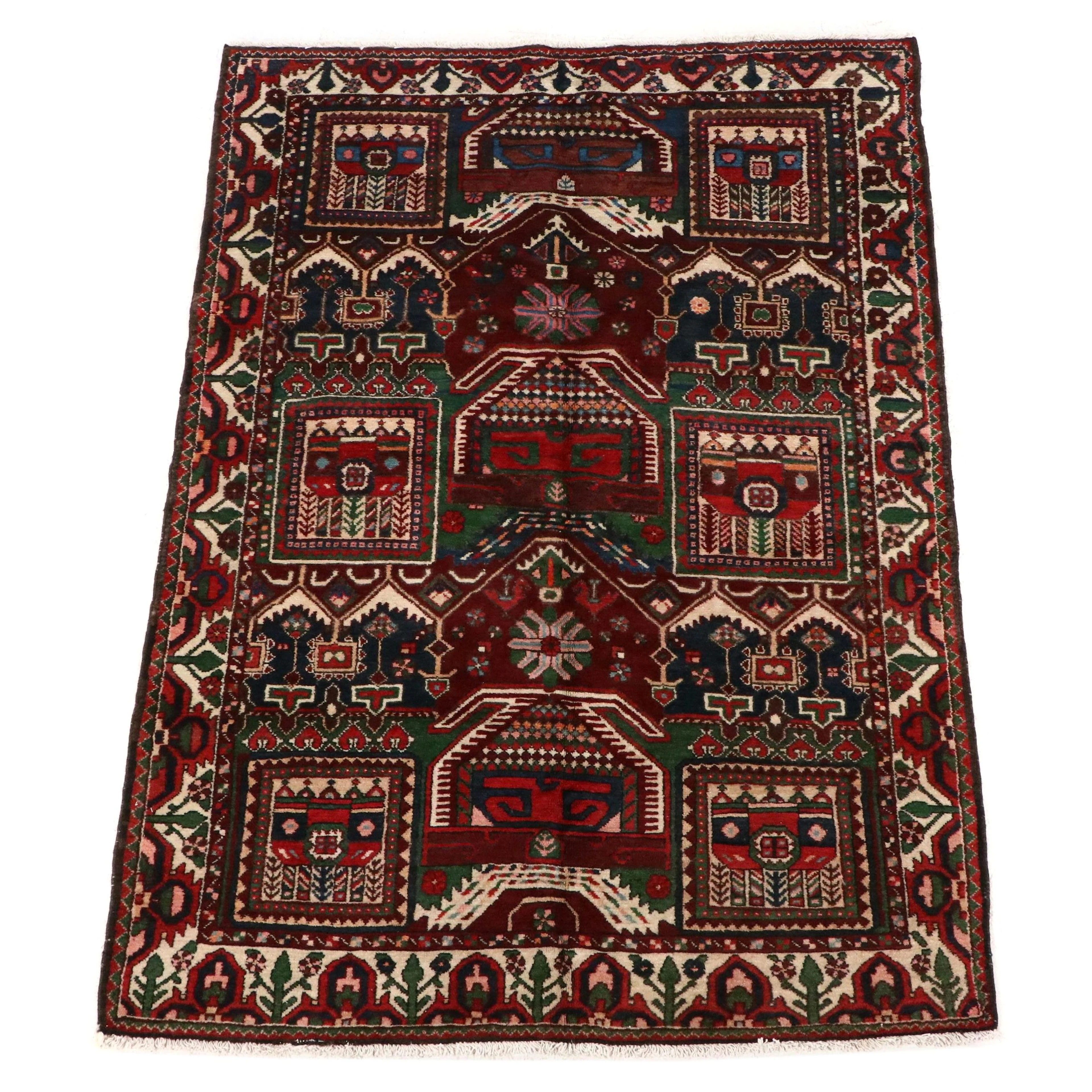 5'7 x 8'1 Hand-Knotted Persian Bakhtiari Area Rug