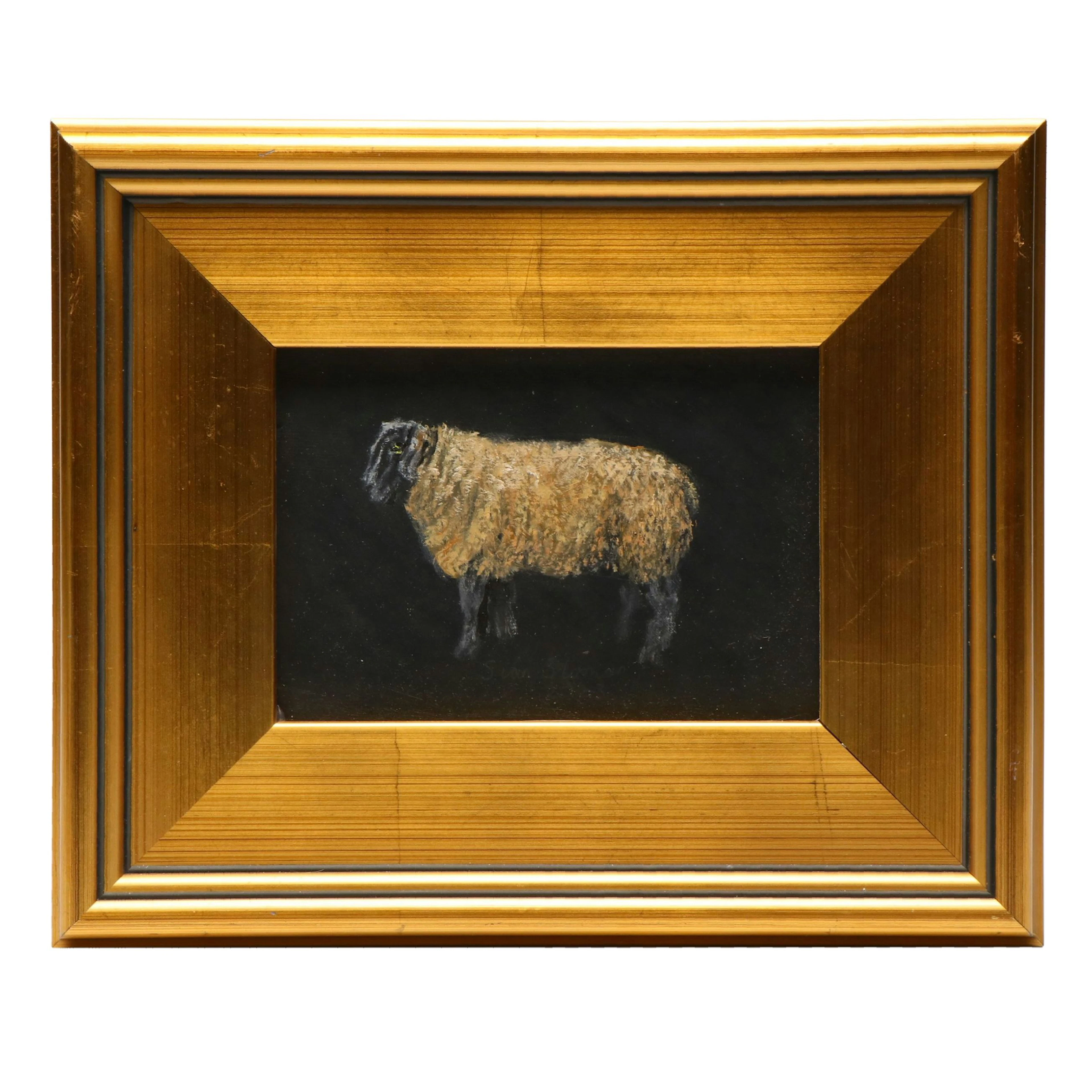 Siân Sloman Oil Painting of Sheep, 2023