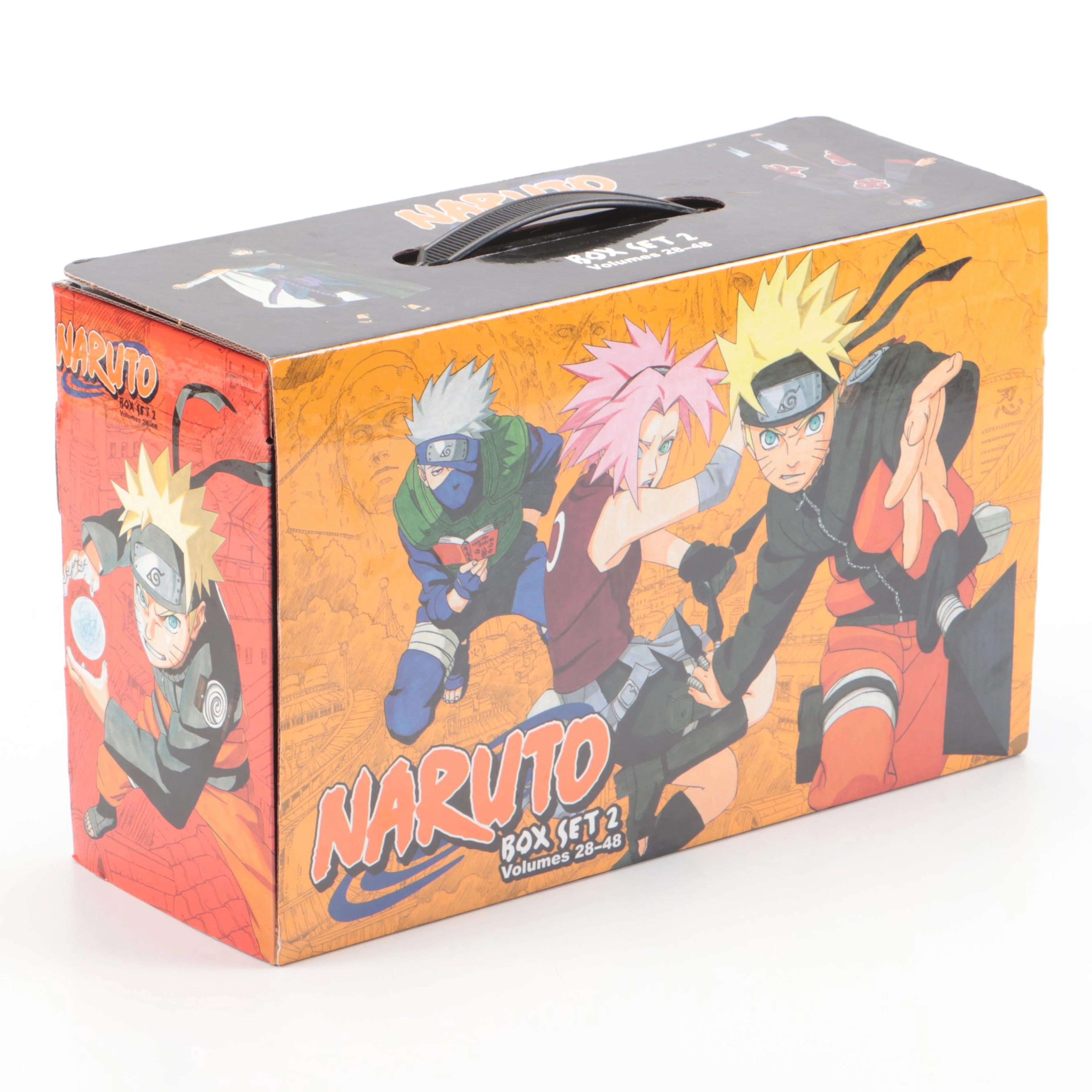 Viz Media Masashi Kishimoto "Naruto" Box Set 2 Manga Volumes 28–48