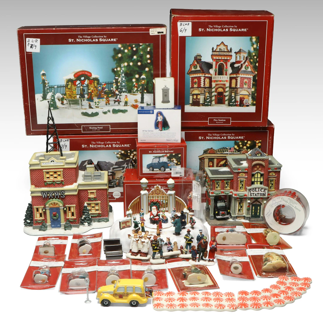 St. Nicholas Square Village Collection Christmas Village Figurines