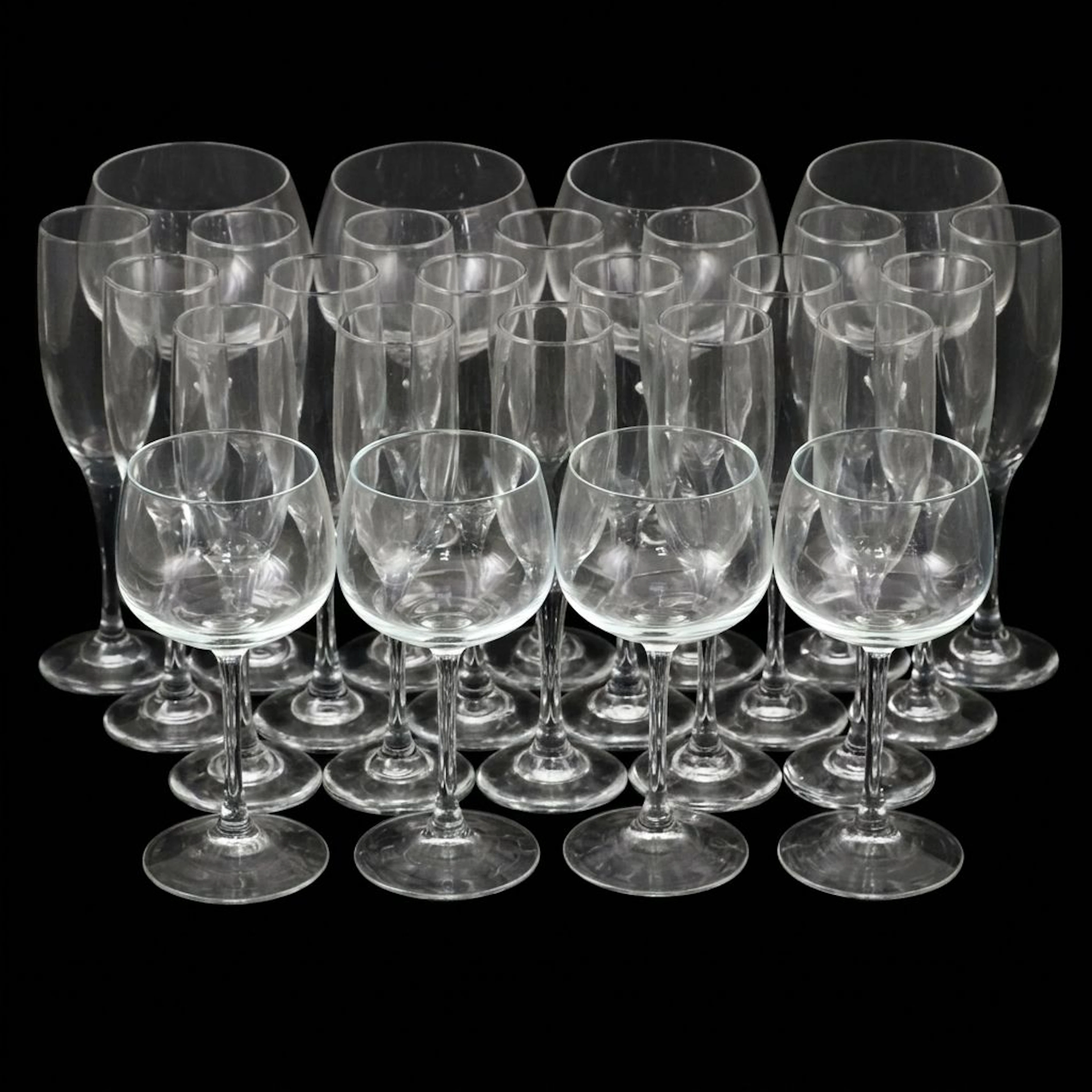 Crystal Wine and Champagne Glasses