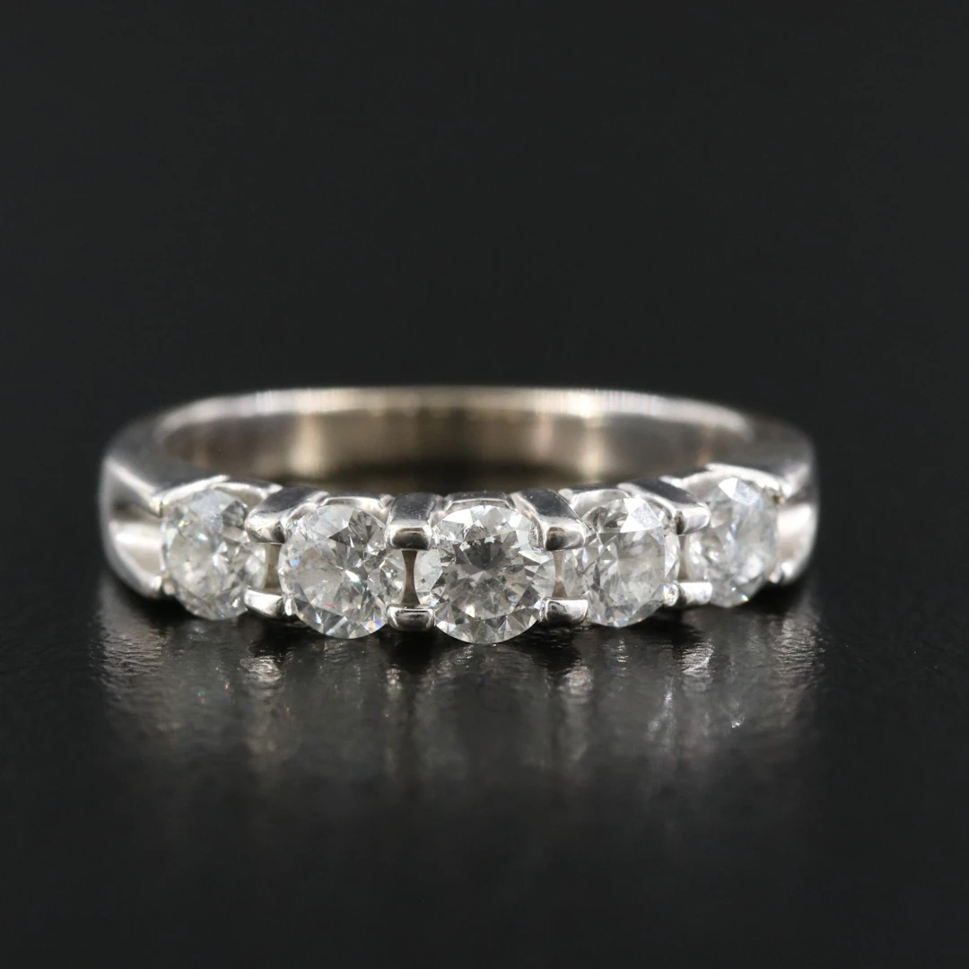 14K 0.86 CTW Diamond Ring