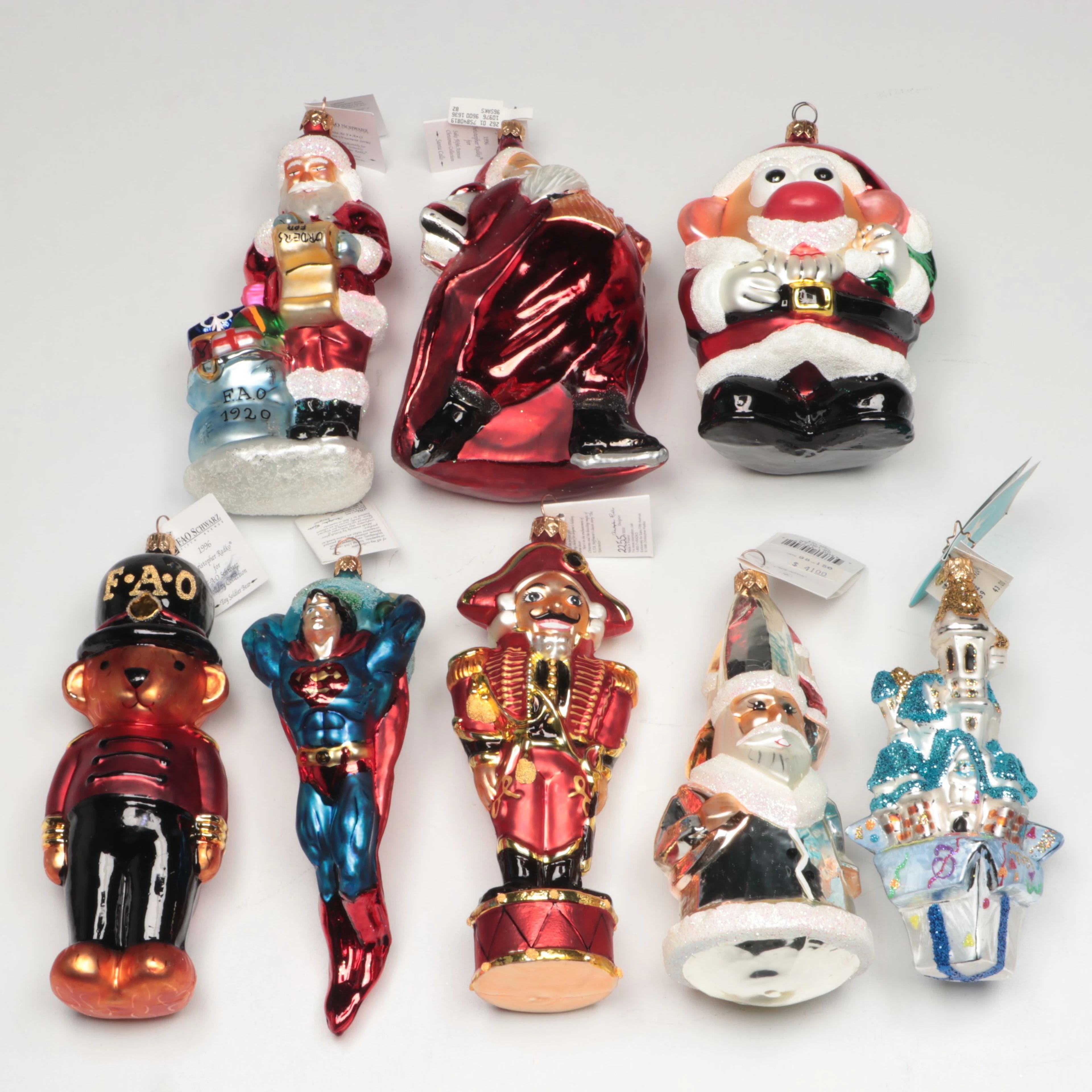 Christopher Radko for DC Comics "Superman" with More Ornaments