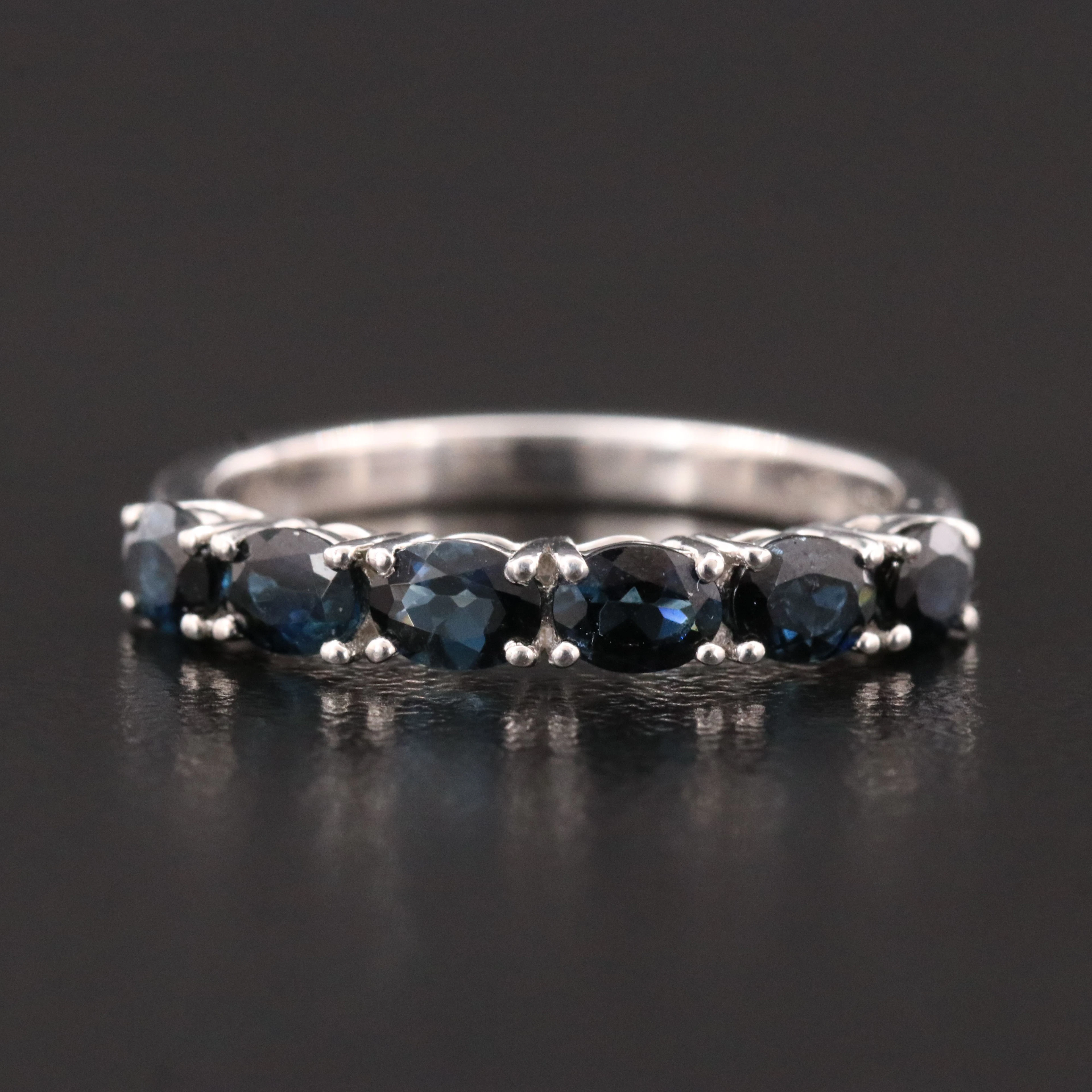 Sterling Indicolite Tourmaline Ring