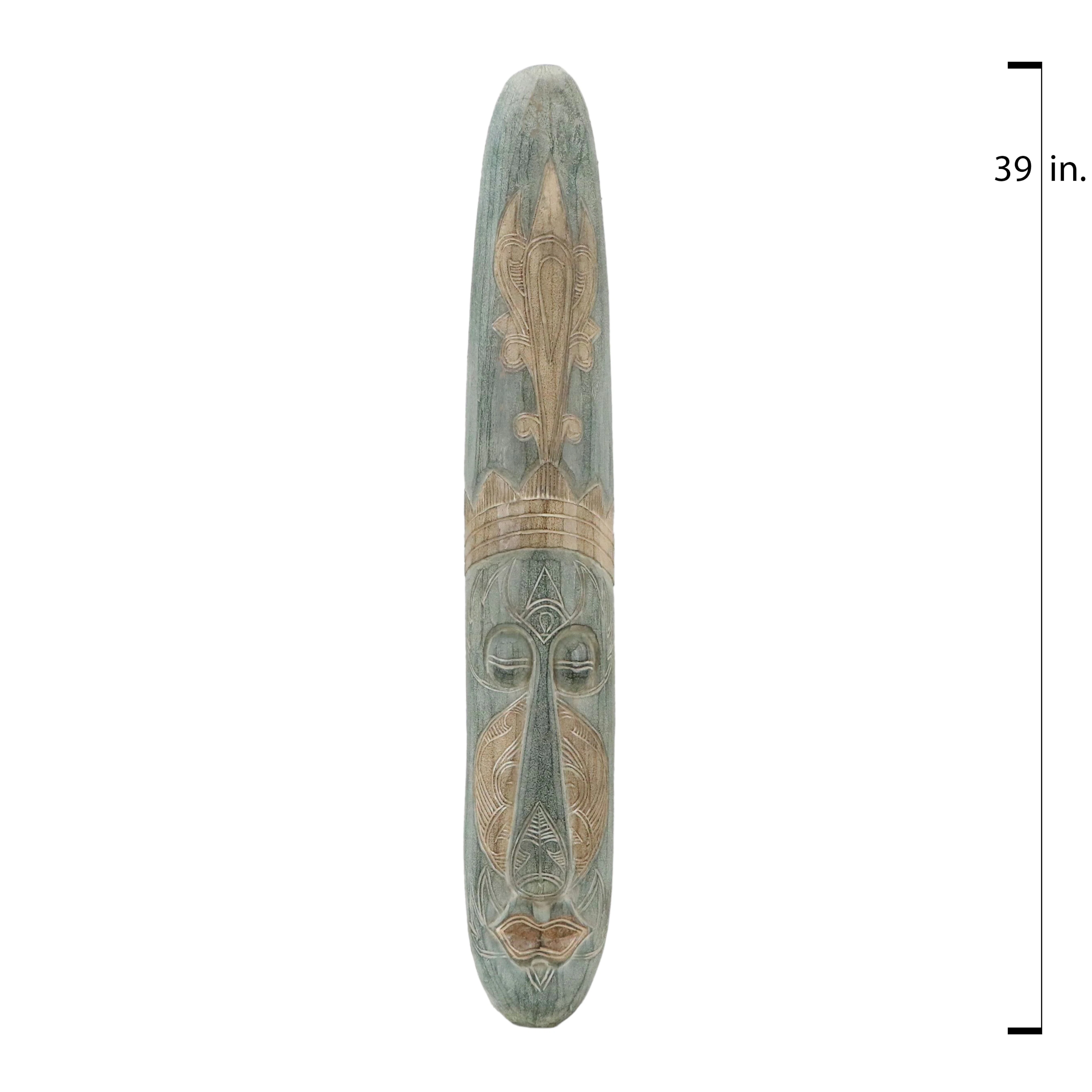Indonesian Hand-Carved Wooden Mask