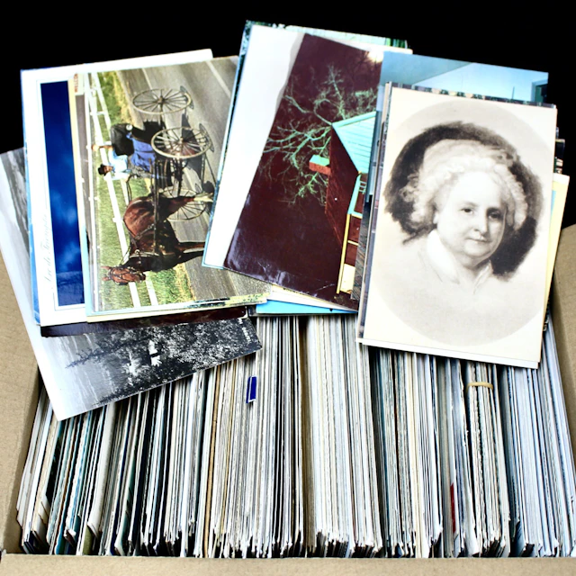 700 Vintage Postcards, U.S. and Worldwide, Used and Unused