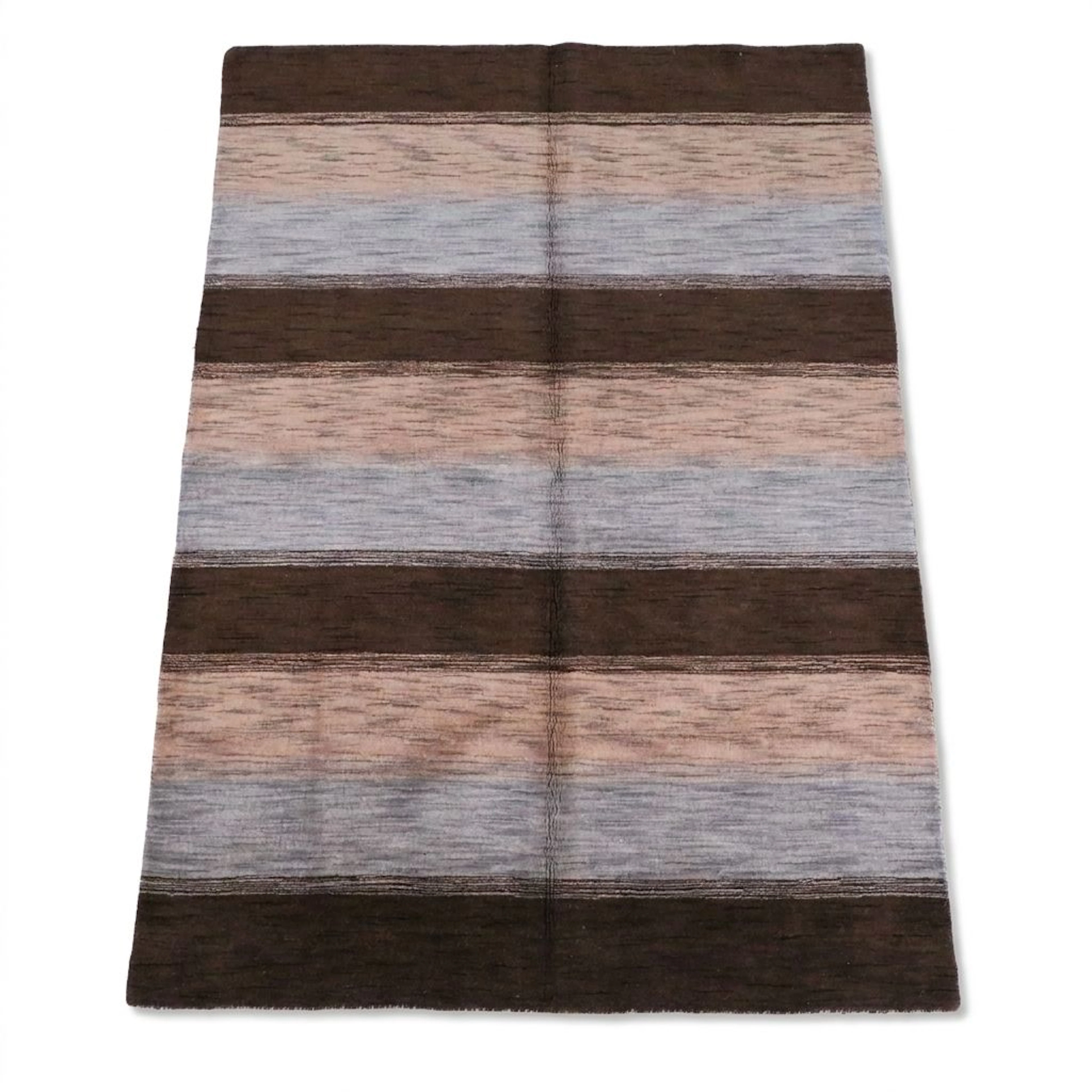 5'7 x 8'5 Hand-Knotted Indo-Persian Gabbeh Area Rug