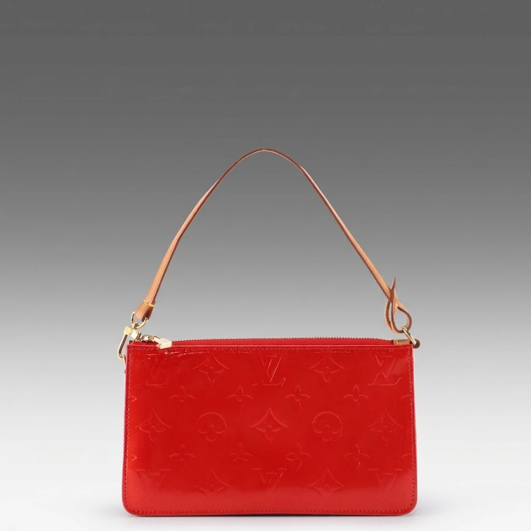 Louis Vuitton Lexington Pochette in Red Monogram Vernis