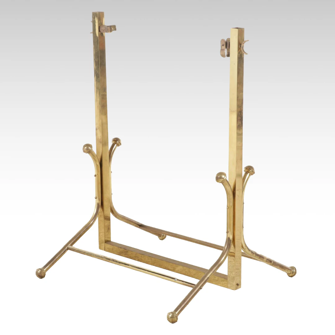 Mid Century Modern Brass Valet Stand