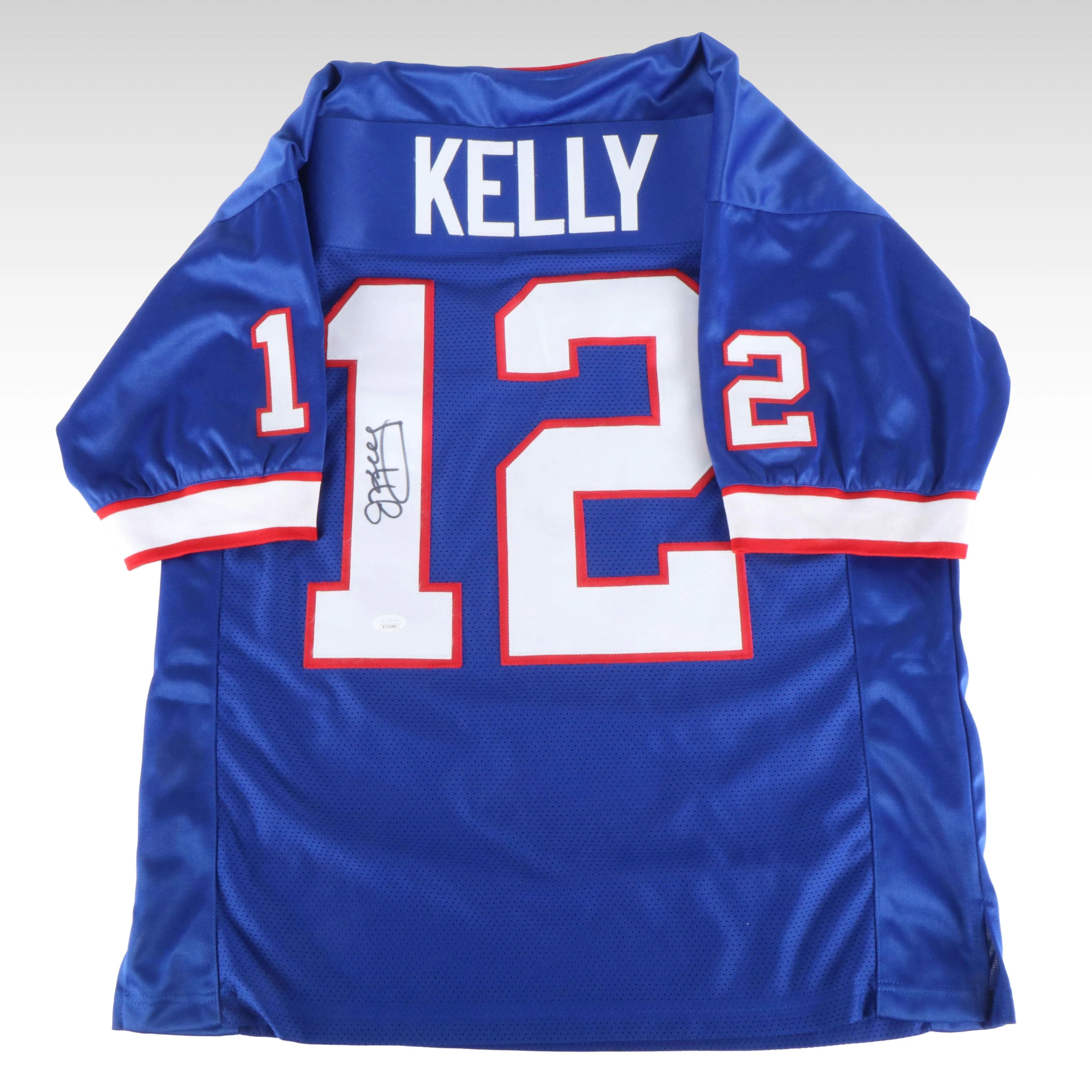 Jim Kelly Signed Buffalo Bills Football Jersey, JSA