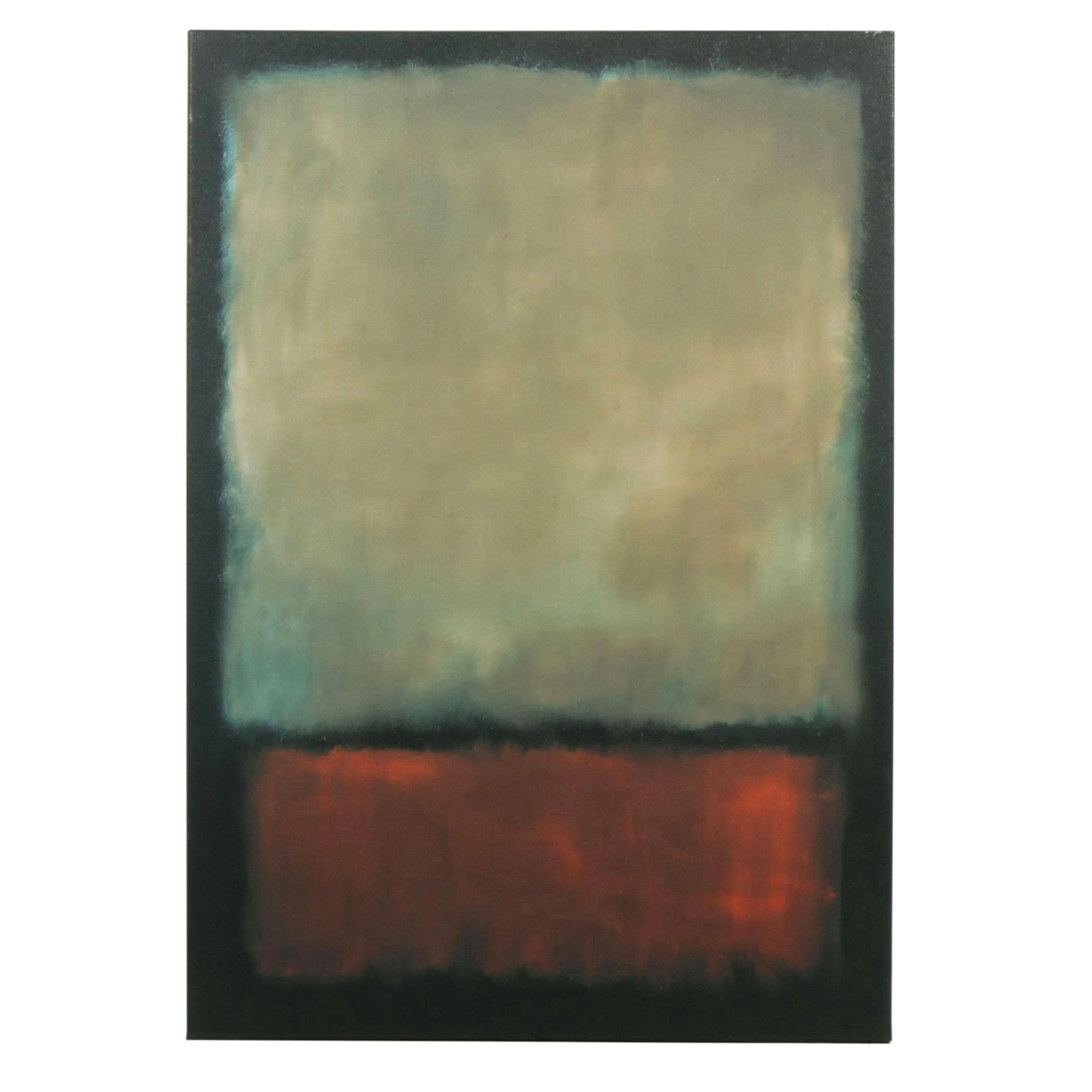 Giclée Canvas Print in the Style of Mark Rothko Color Field