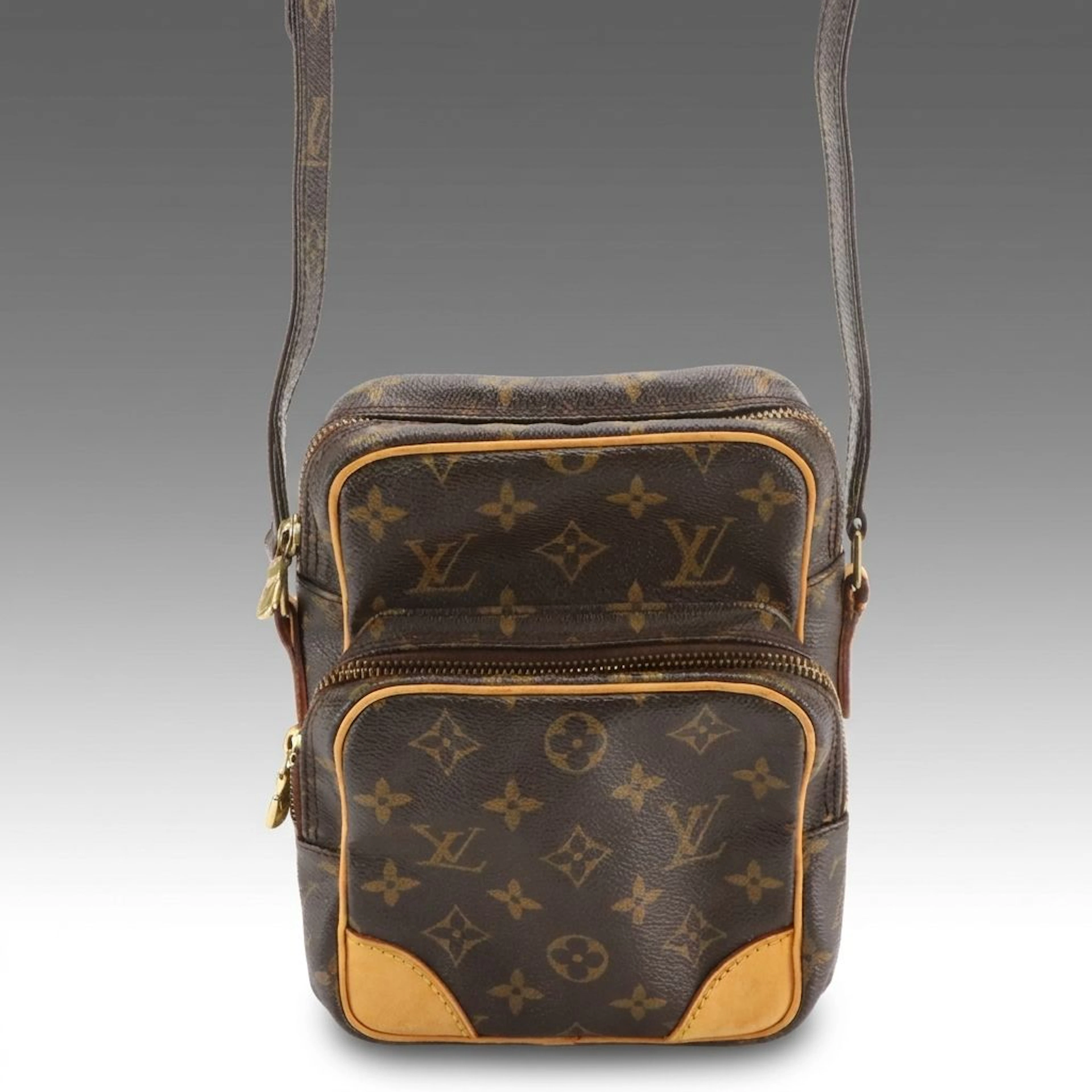 Louis Vuitton Amazone Crossbody Bag in Monogram Canvas and Vachetta Leather
