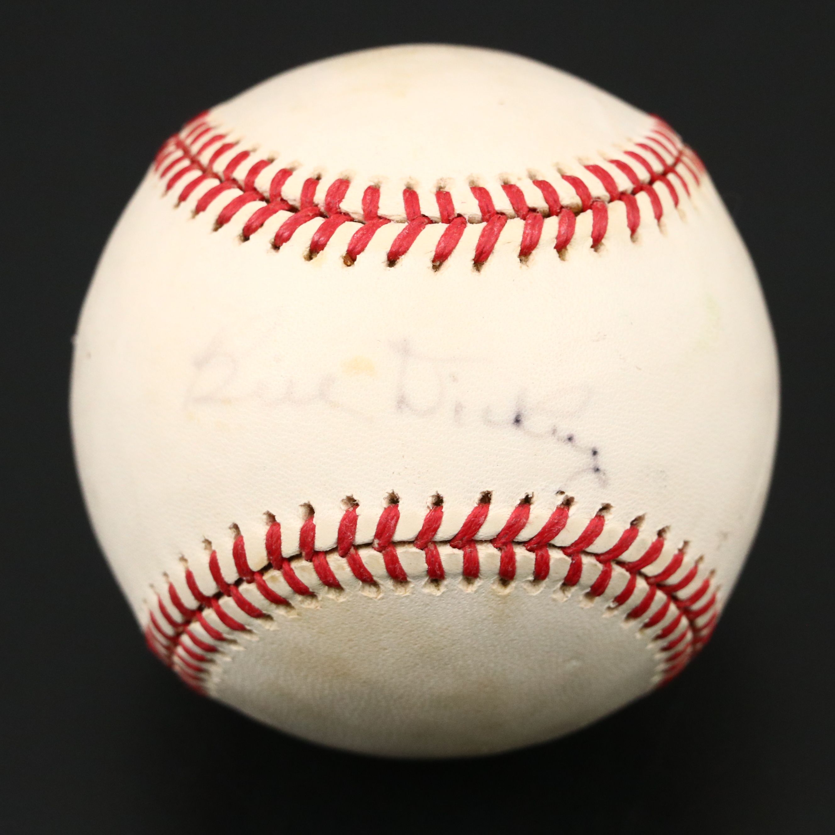 Bill Dickey Signed Rawlings Official American League Baseball