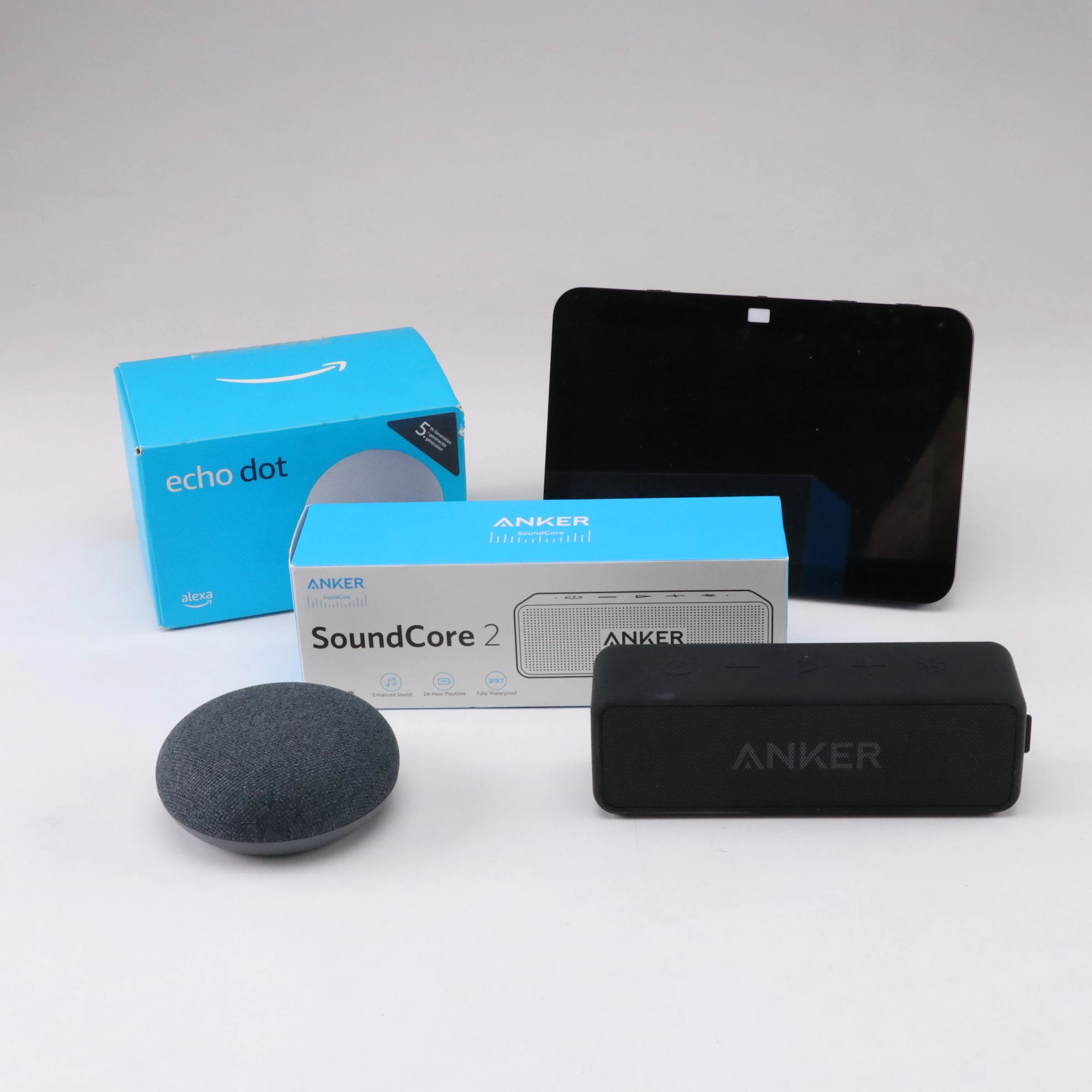 Amazon Echo Show 5 (2nd Gen), Echo Dot (4th Gen), & More Speakers