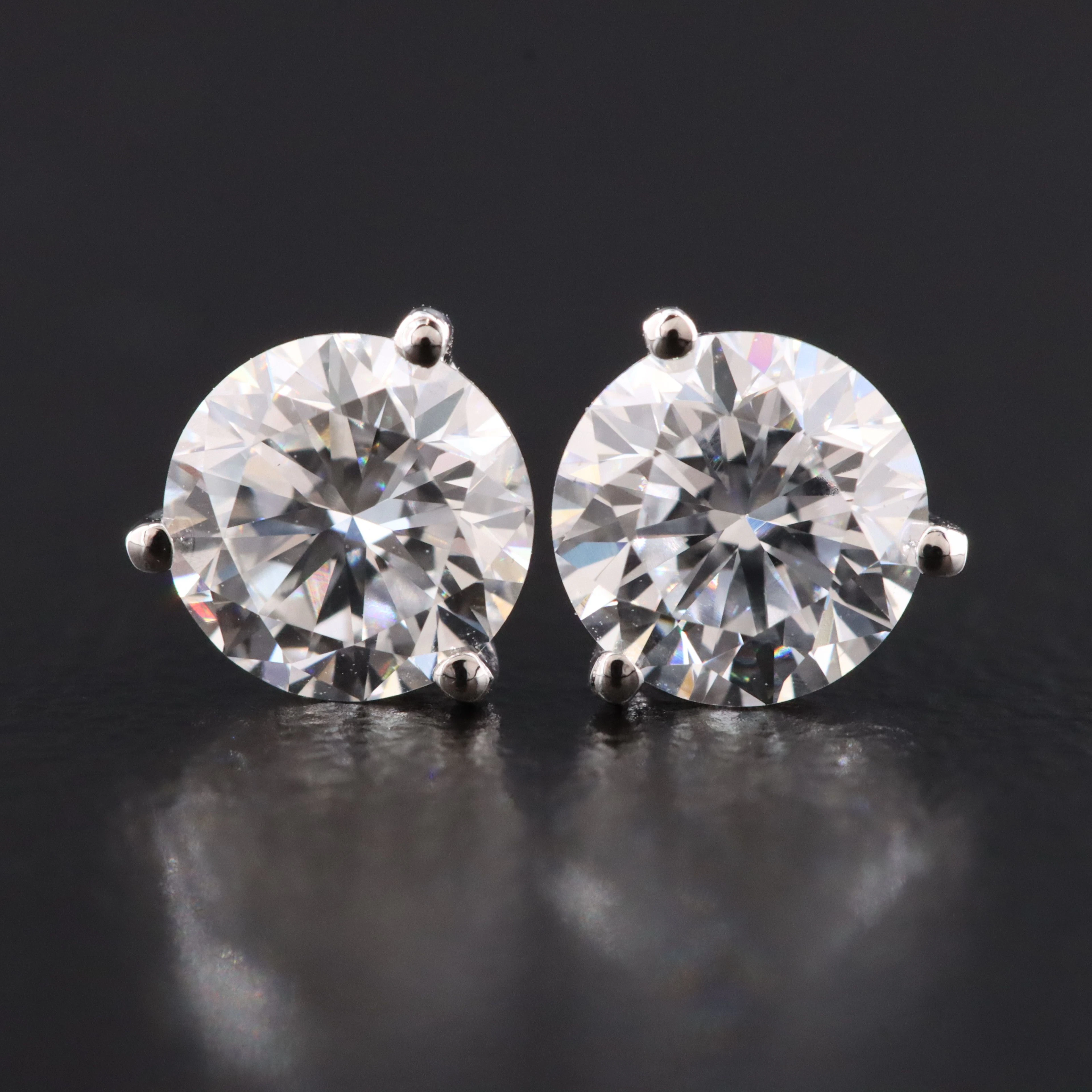 14K 1.02 CTW Lab Grown Diamond Stud Earrings