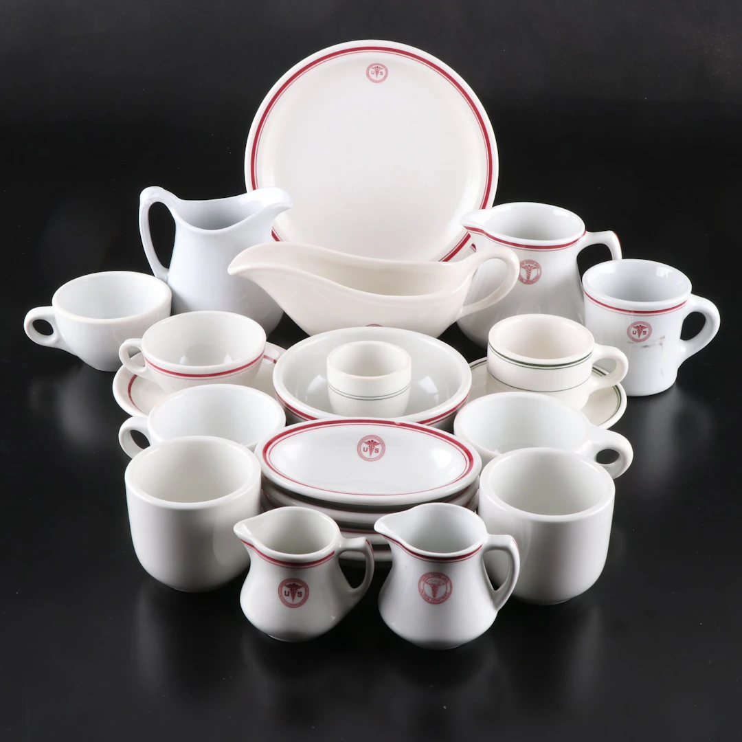 U.S. Army Medical Department with Other Ceramic Restaurant Ware