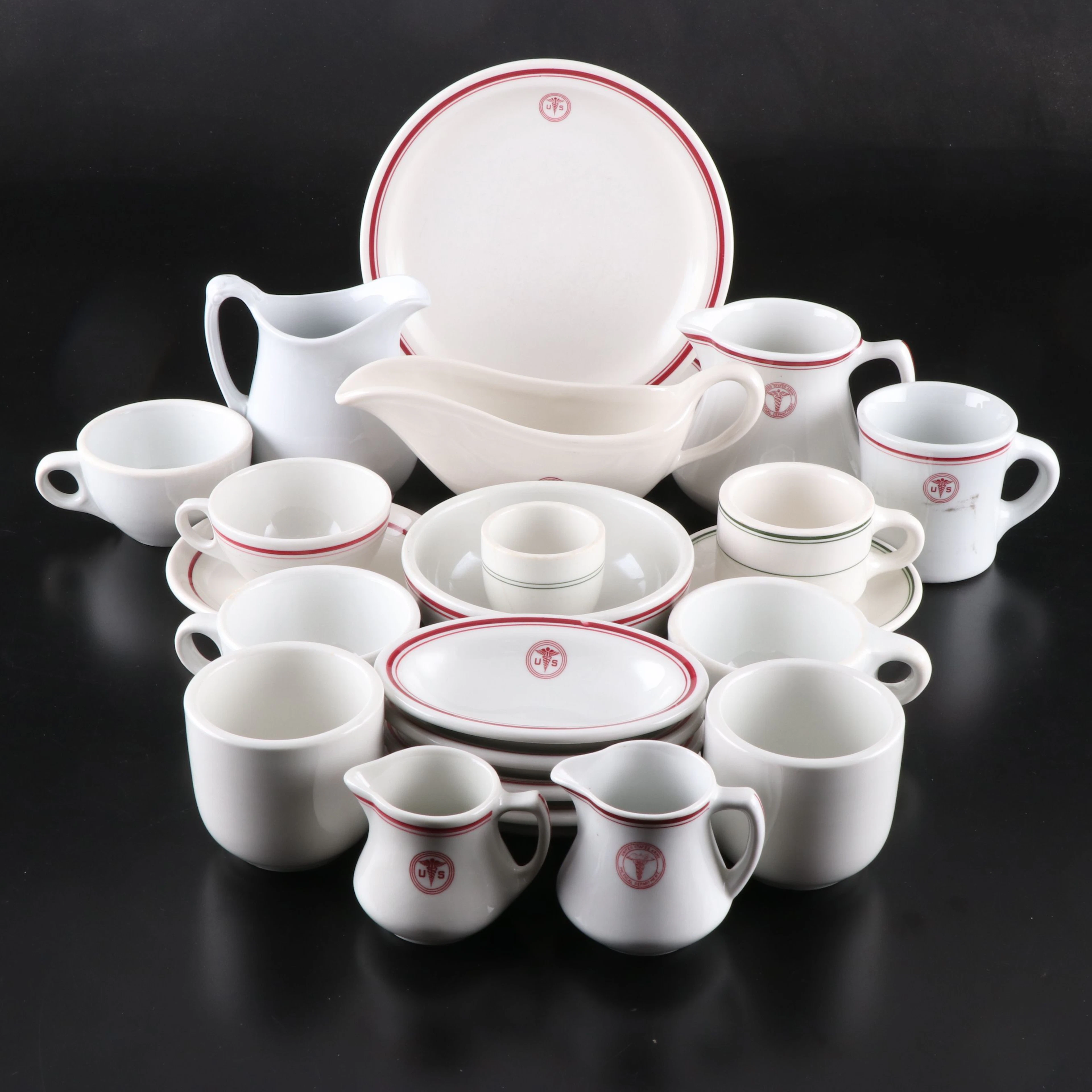U.S. Army Medical Department with Other Ceramic Restaurant Ware