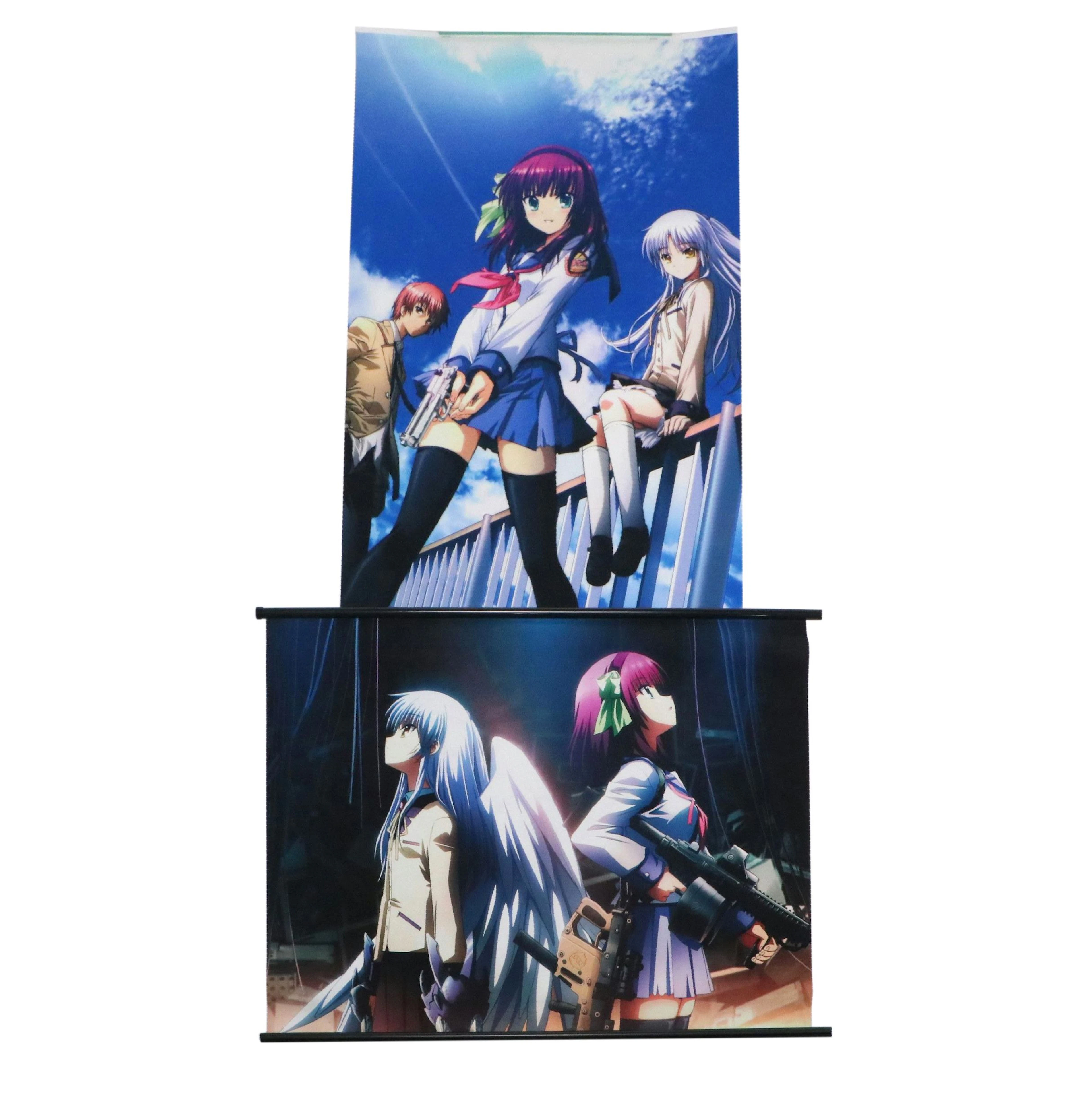 "Angel Beats!" Fabric Print Wall Scrolls
