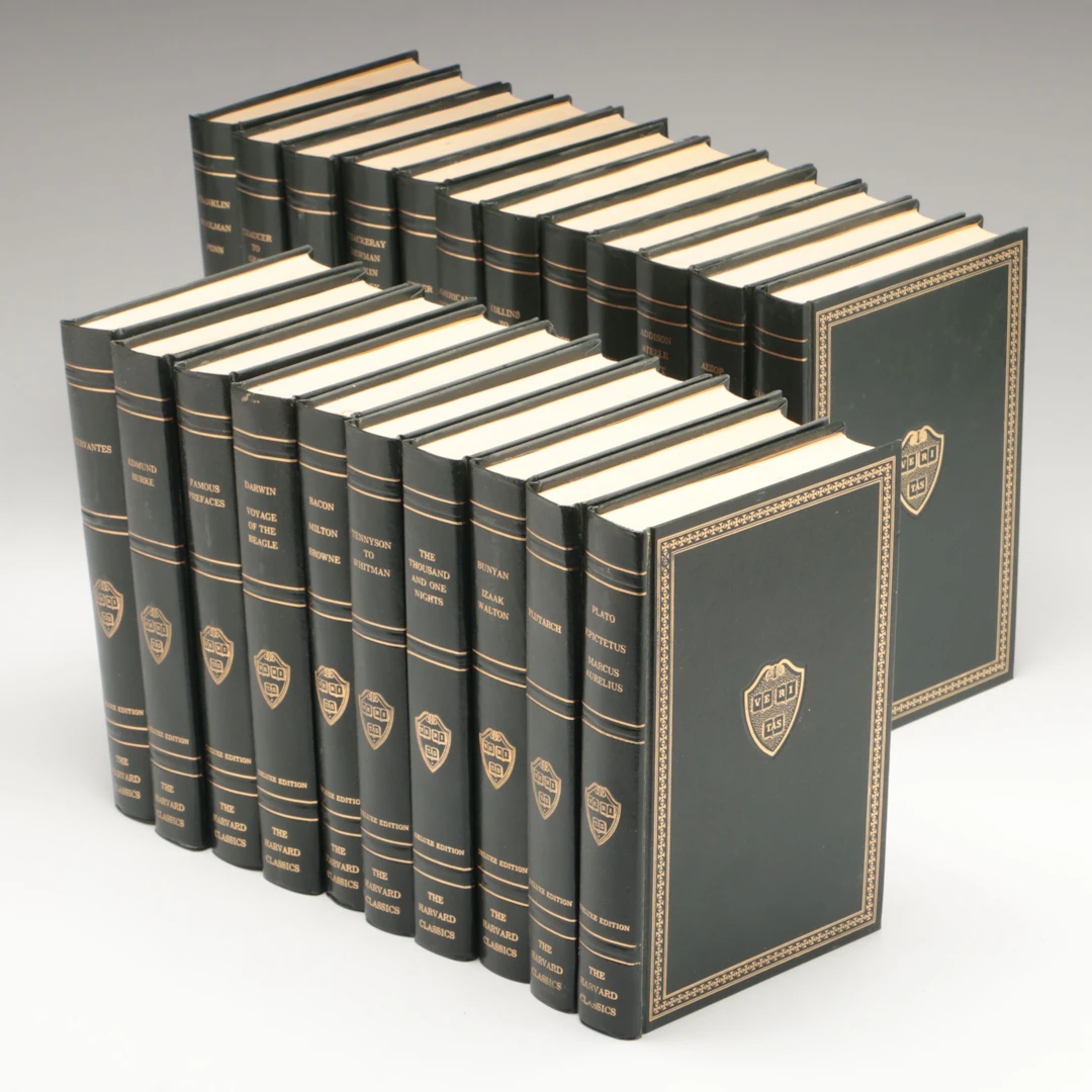 Deluxe Edition "The Harvard Classics" Partial Set Edited by Charles W. Eliot