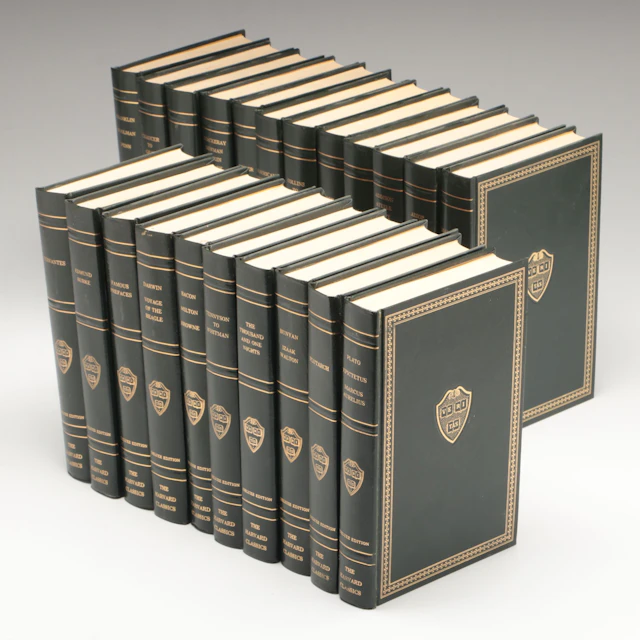 Deluxe Edition "The Harvard Classics" Partial Set Edited by Charles W. Eliot