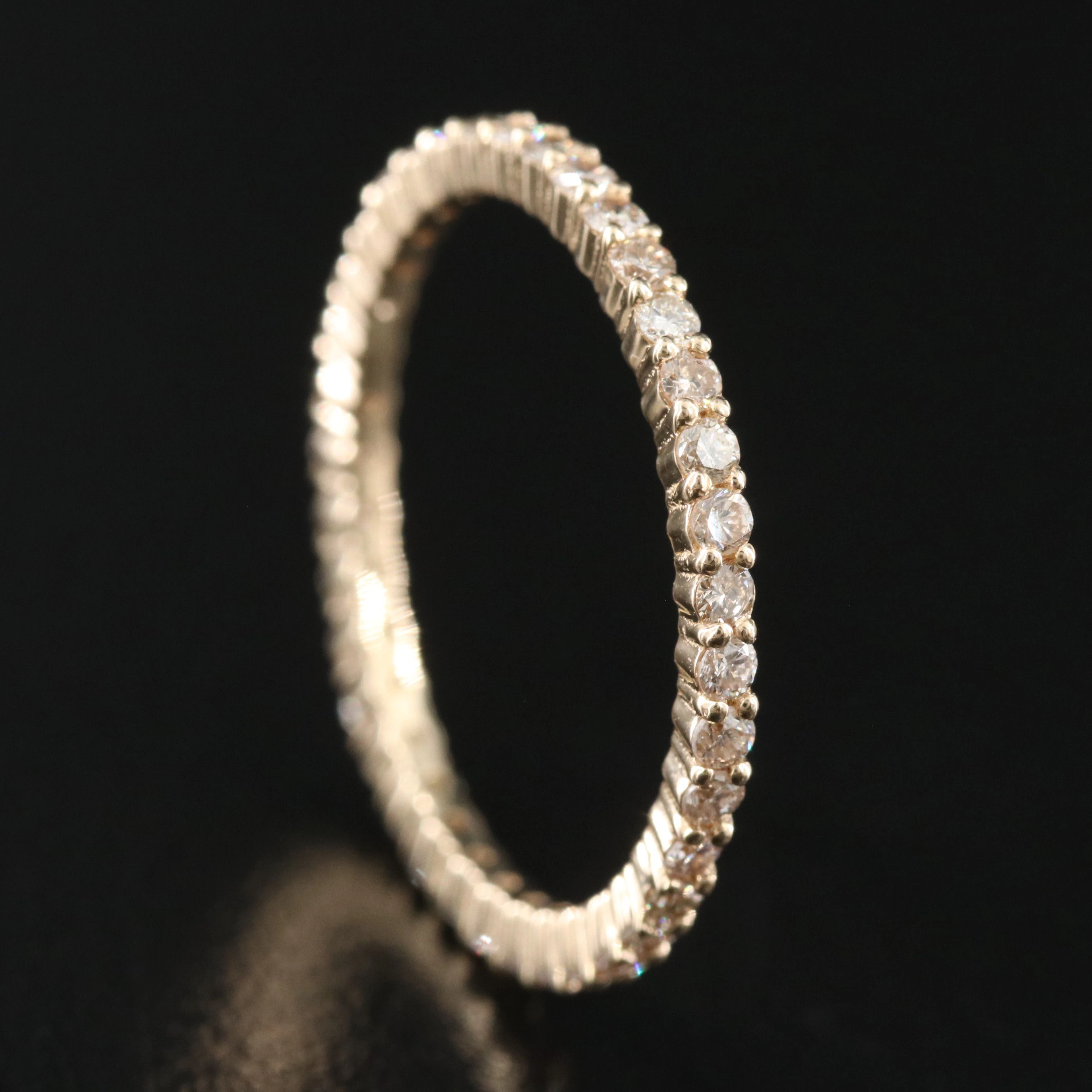 14K 0.65 CTW Diamond Eternity Band