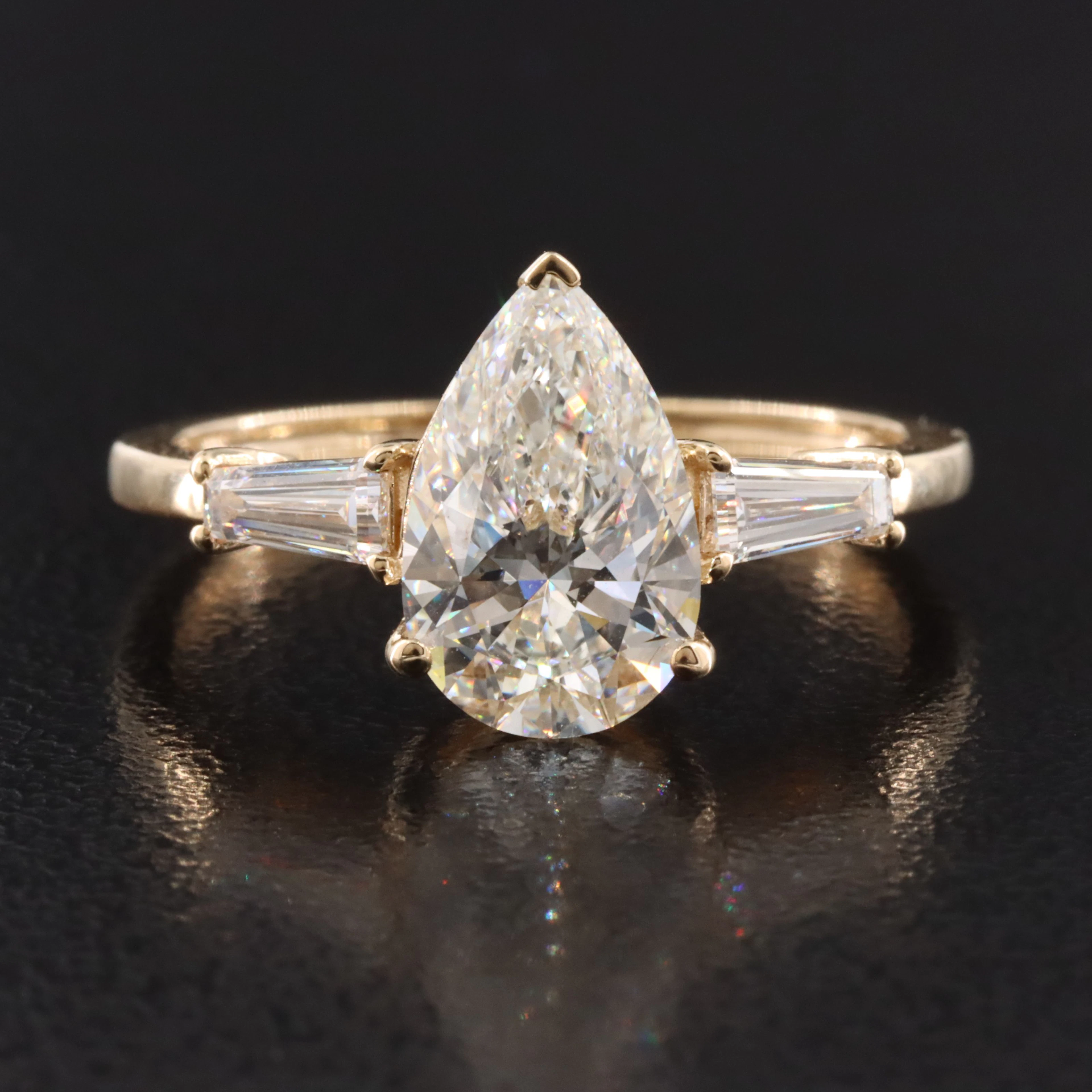 14K 1.98 CTW Lab Grown Diamond Ring with IGI Report