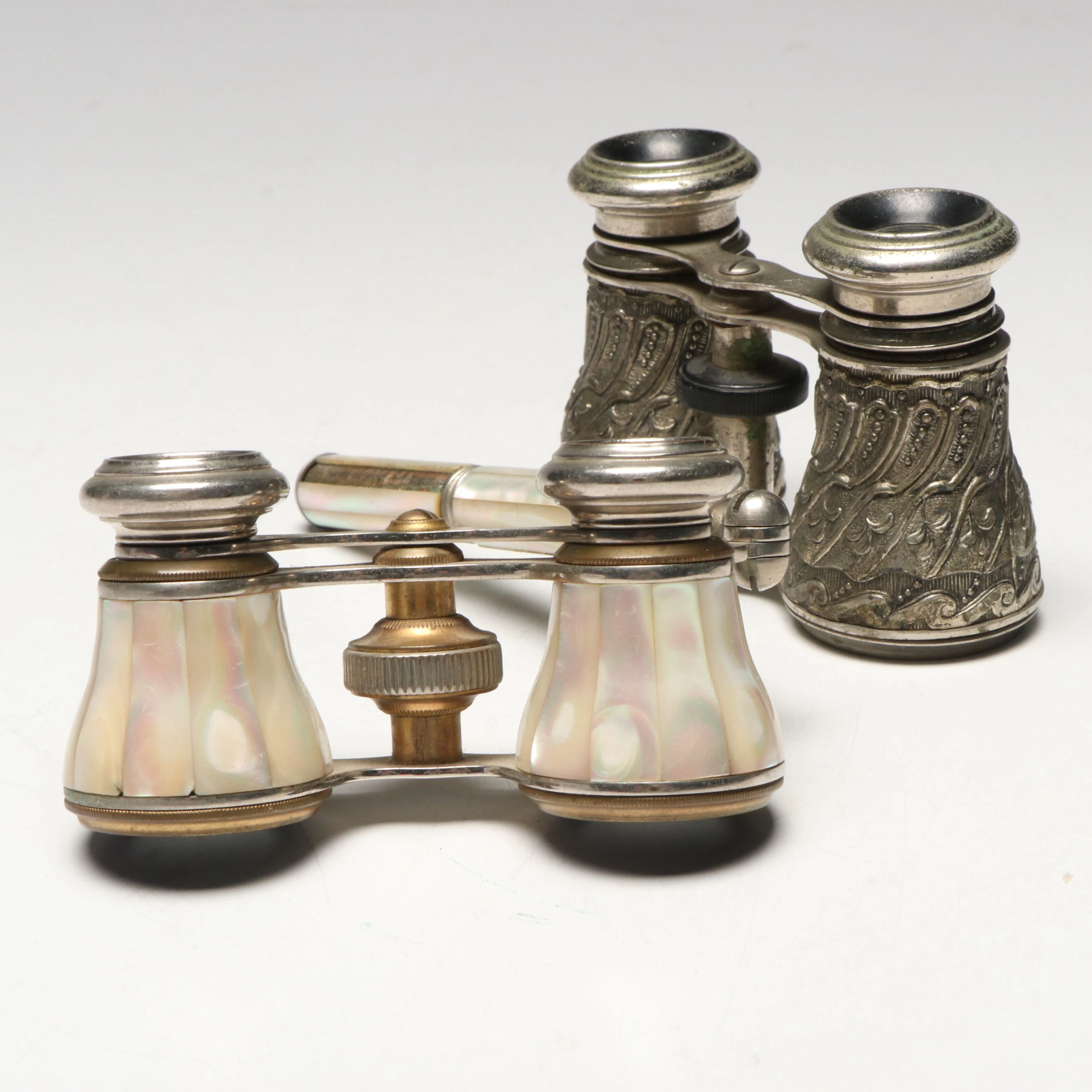 Mother-of-Pearl and Metal Opera Glasses, Late 19th/20th C.