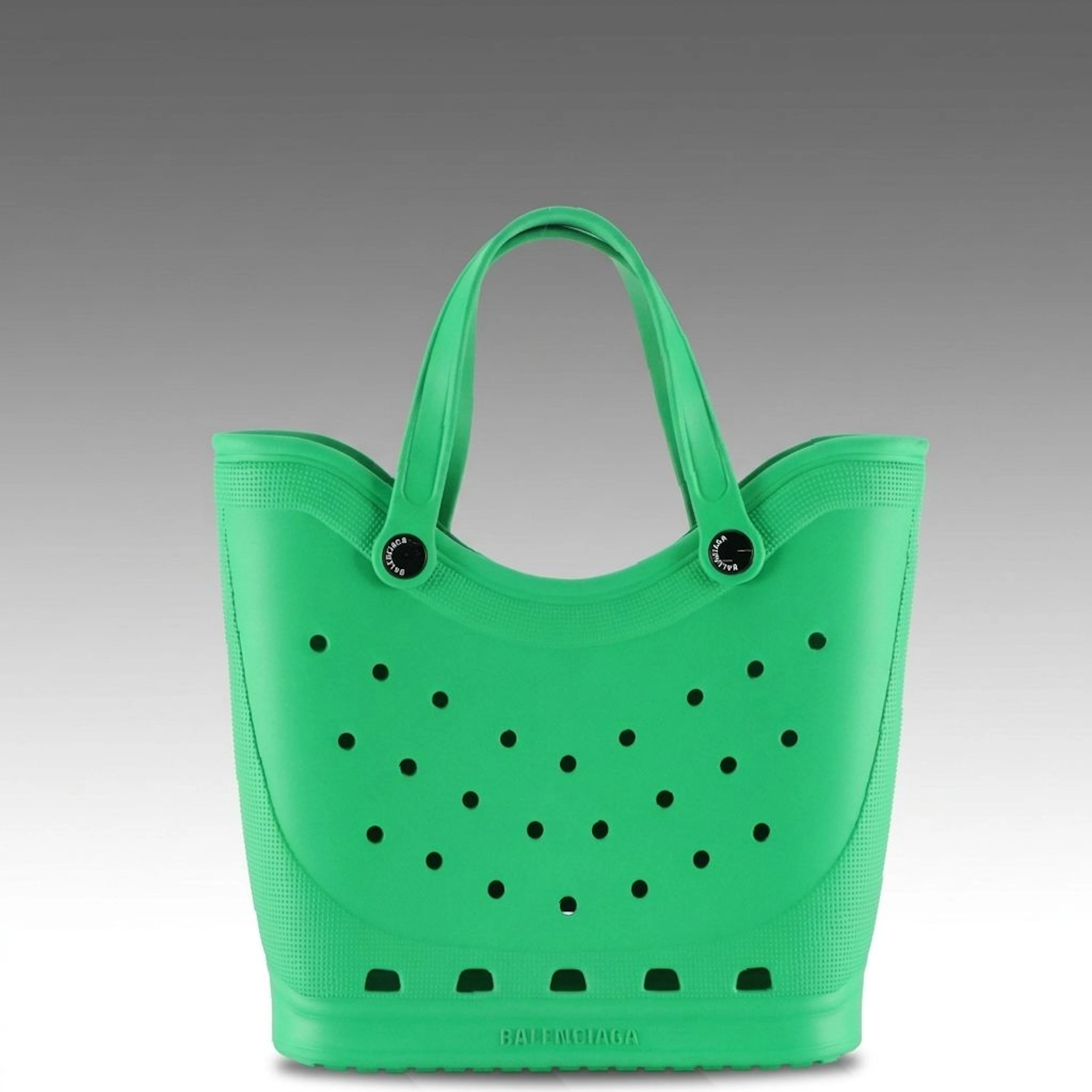 Balenciaga x Crocs Tote Bag in Green Rubber