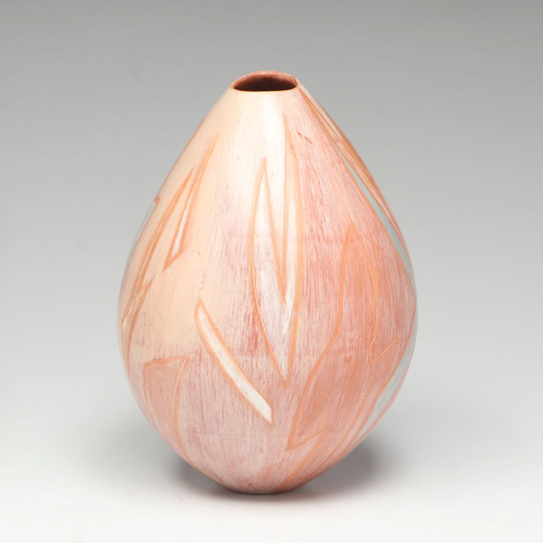 Artist Signed Ovoid Art Pottery Vase