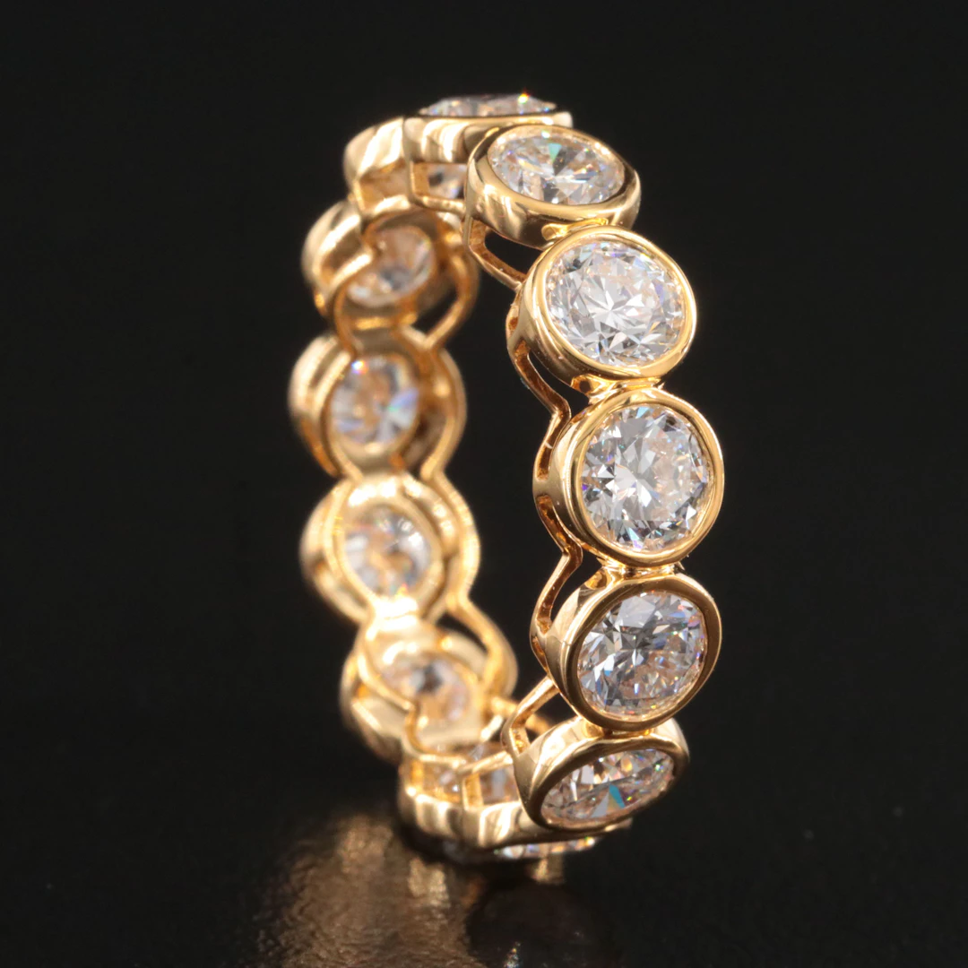 14K 4.26 CTW Lab Grown Diamond Eternity Band