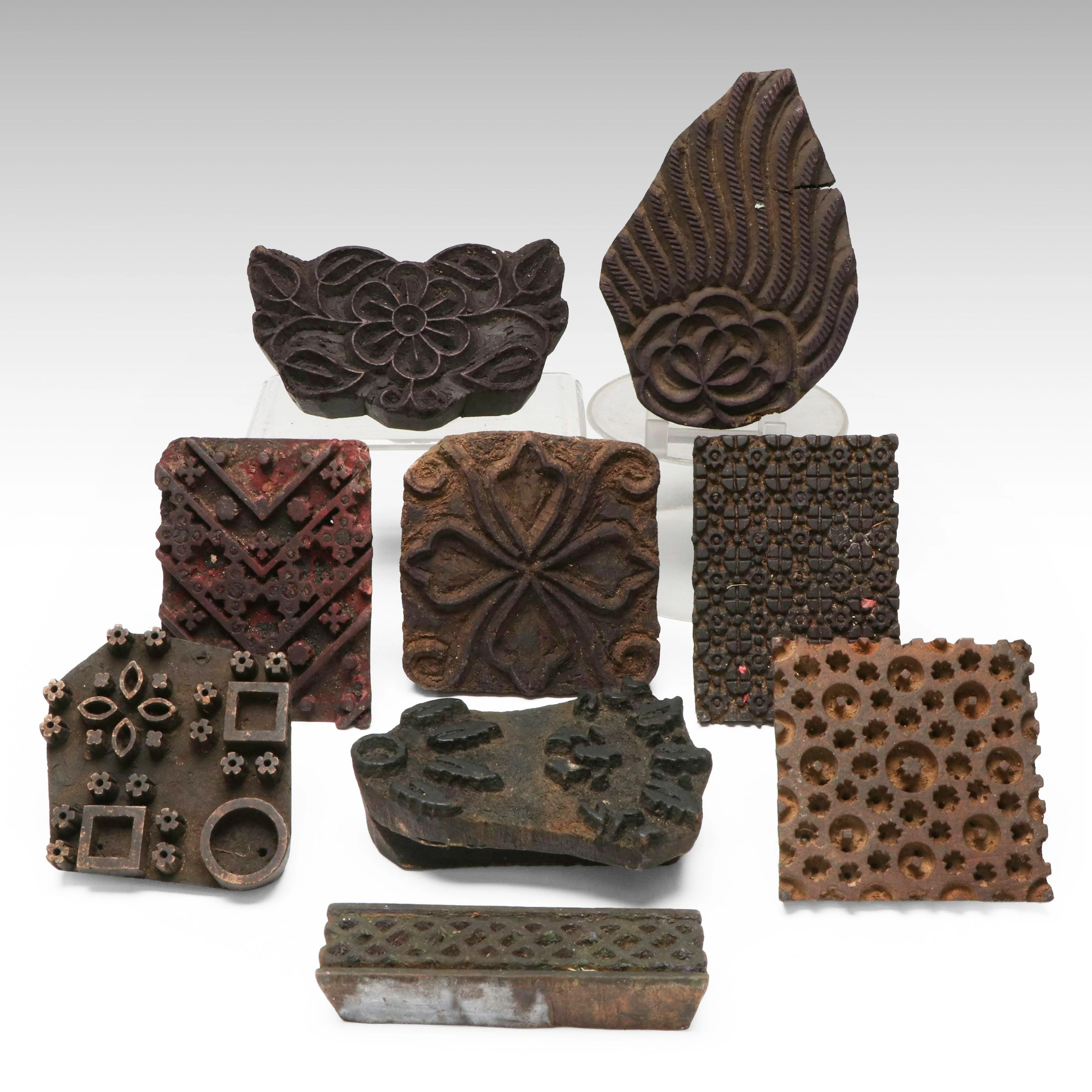 Indonesian Batik Printing Blocks