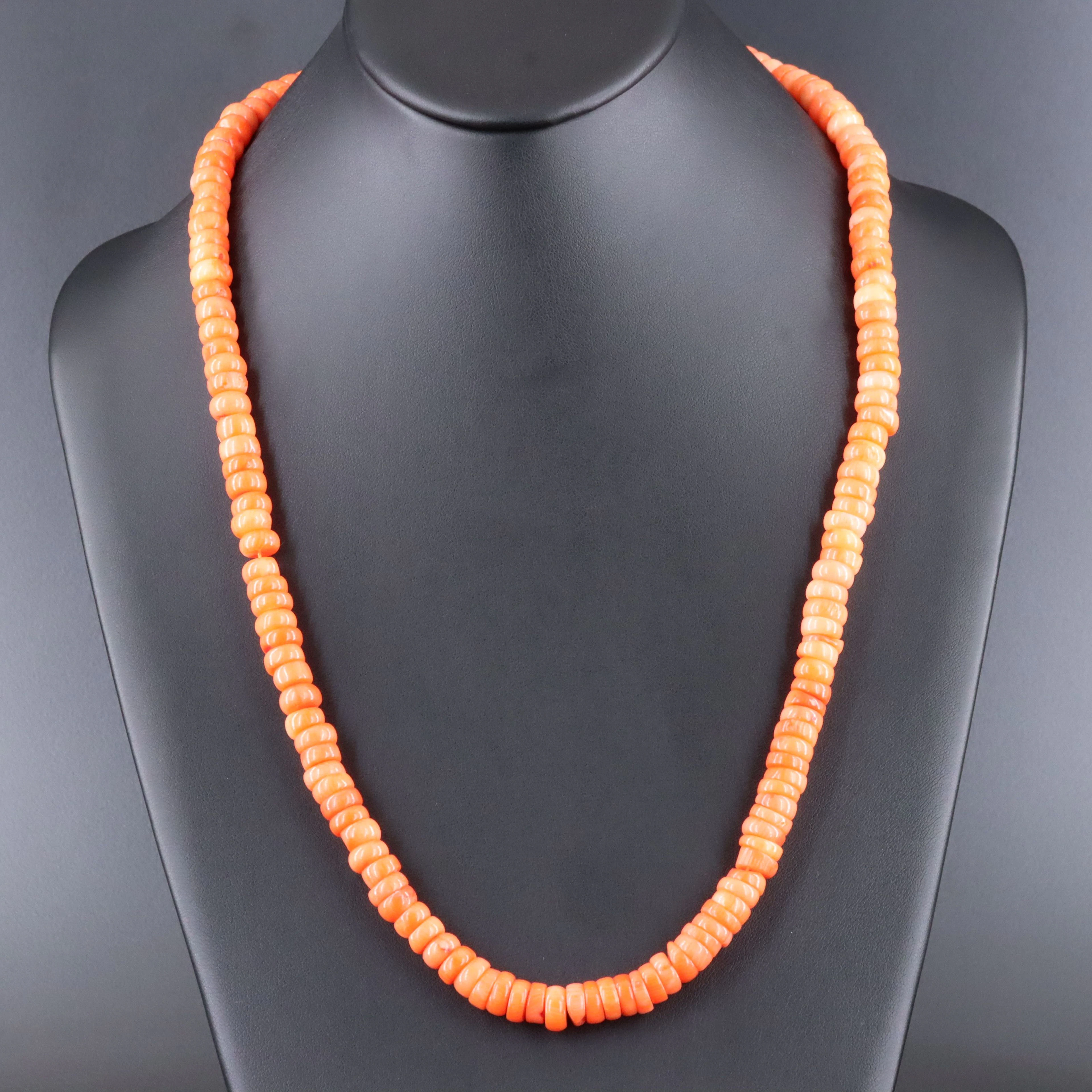 Coral Bead Necklace