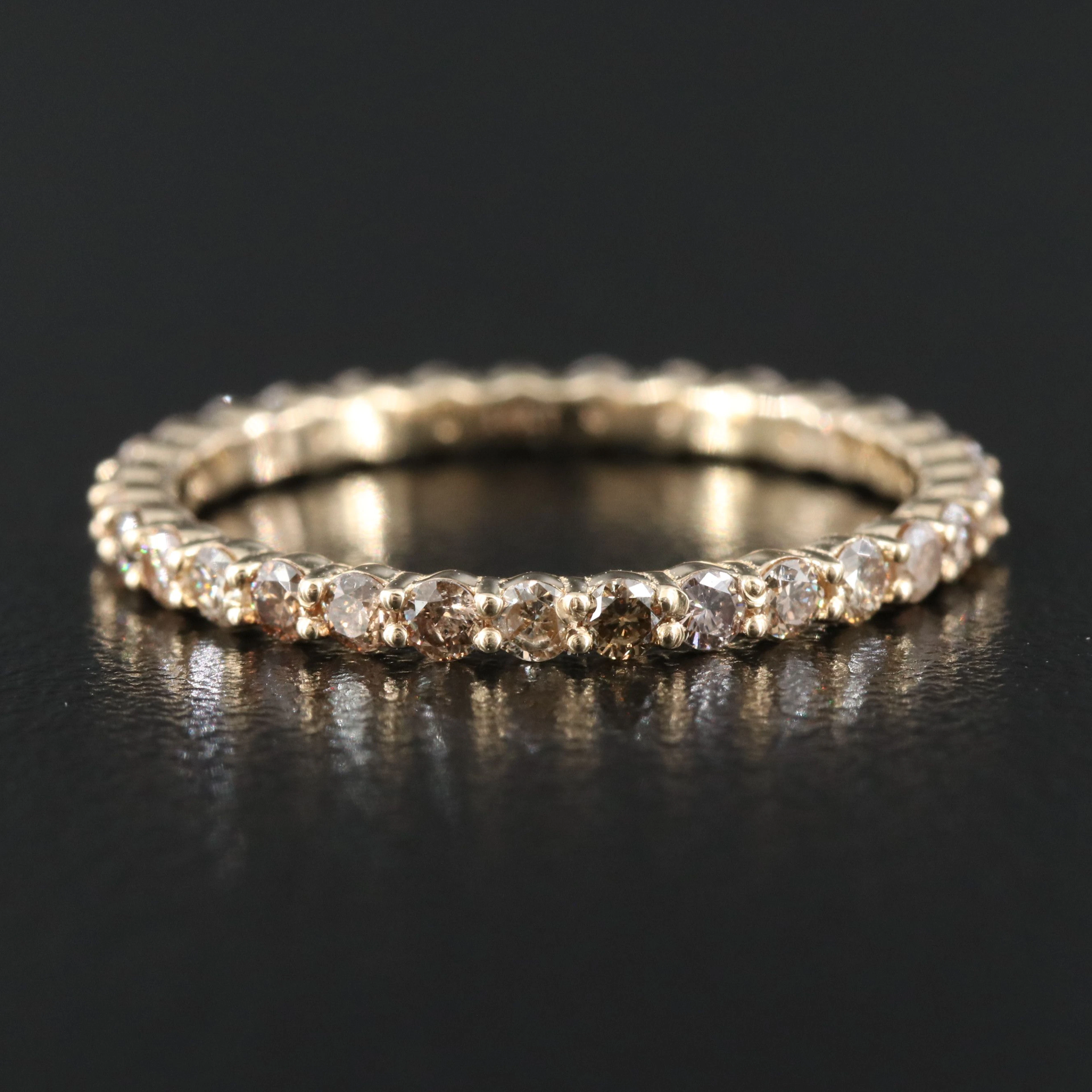 14K 0.73 CTW Diamond Eternity Band