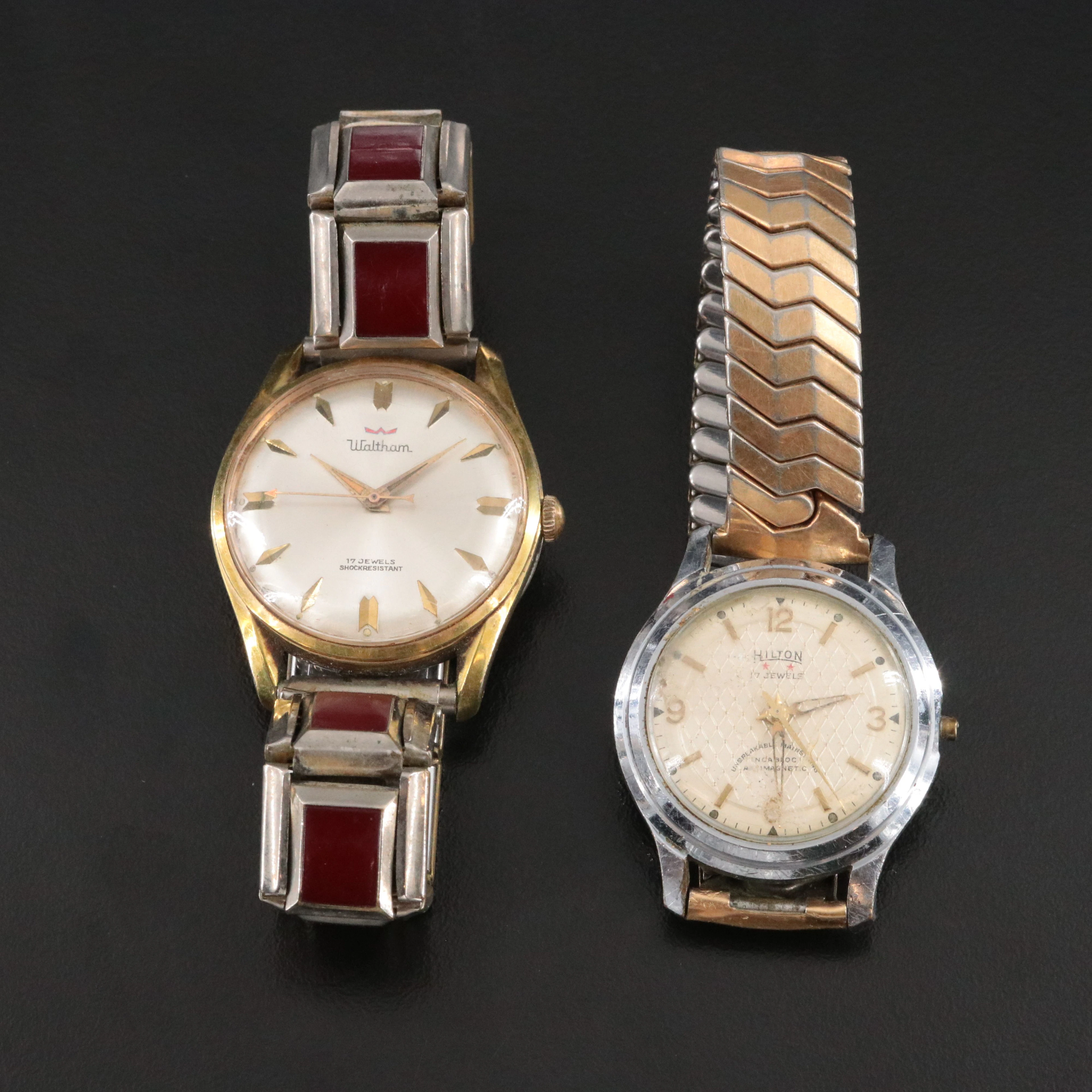 Waltham and Hilton Stem Wind Watches
