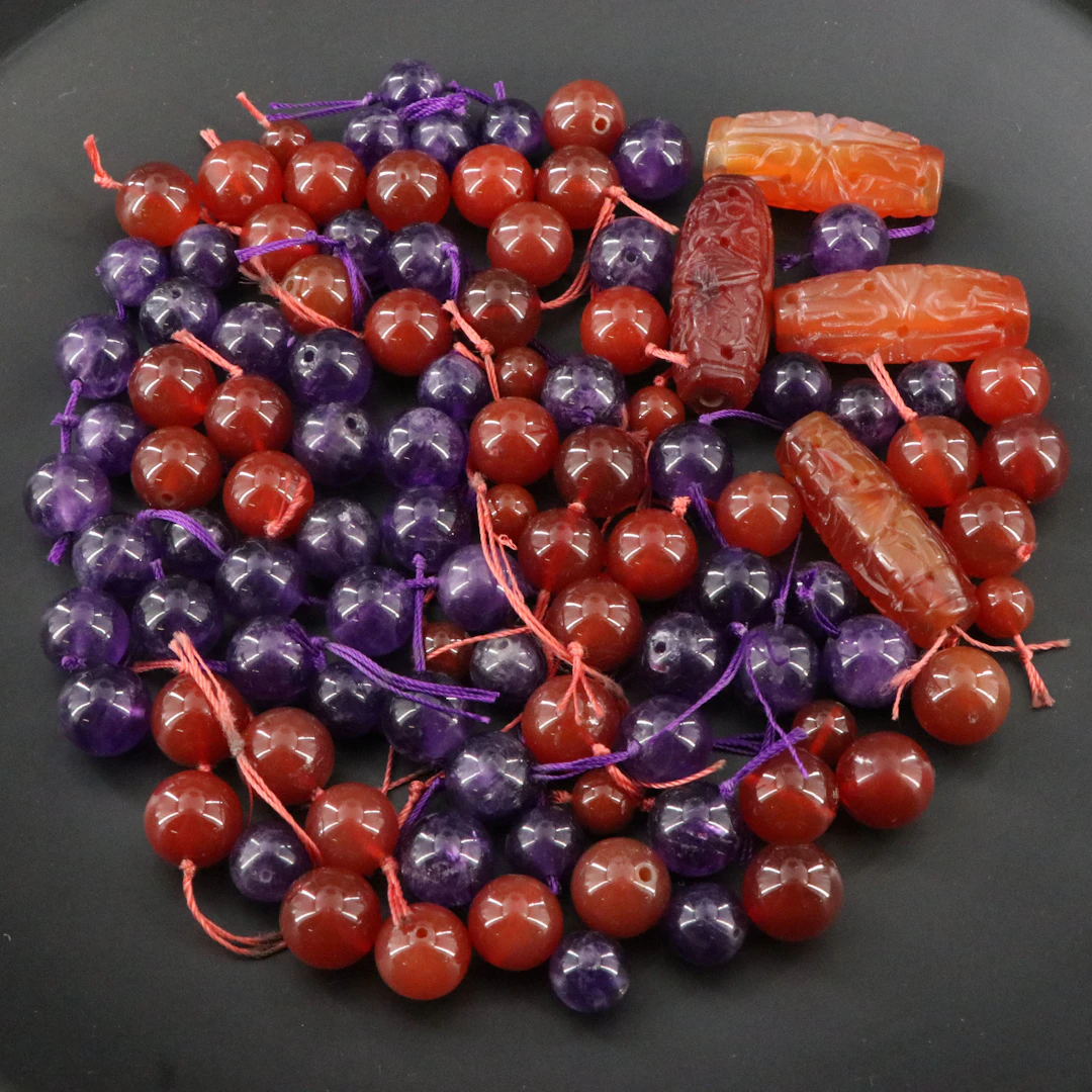 Amethyst and Agate Bead Collection