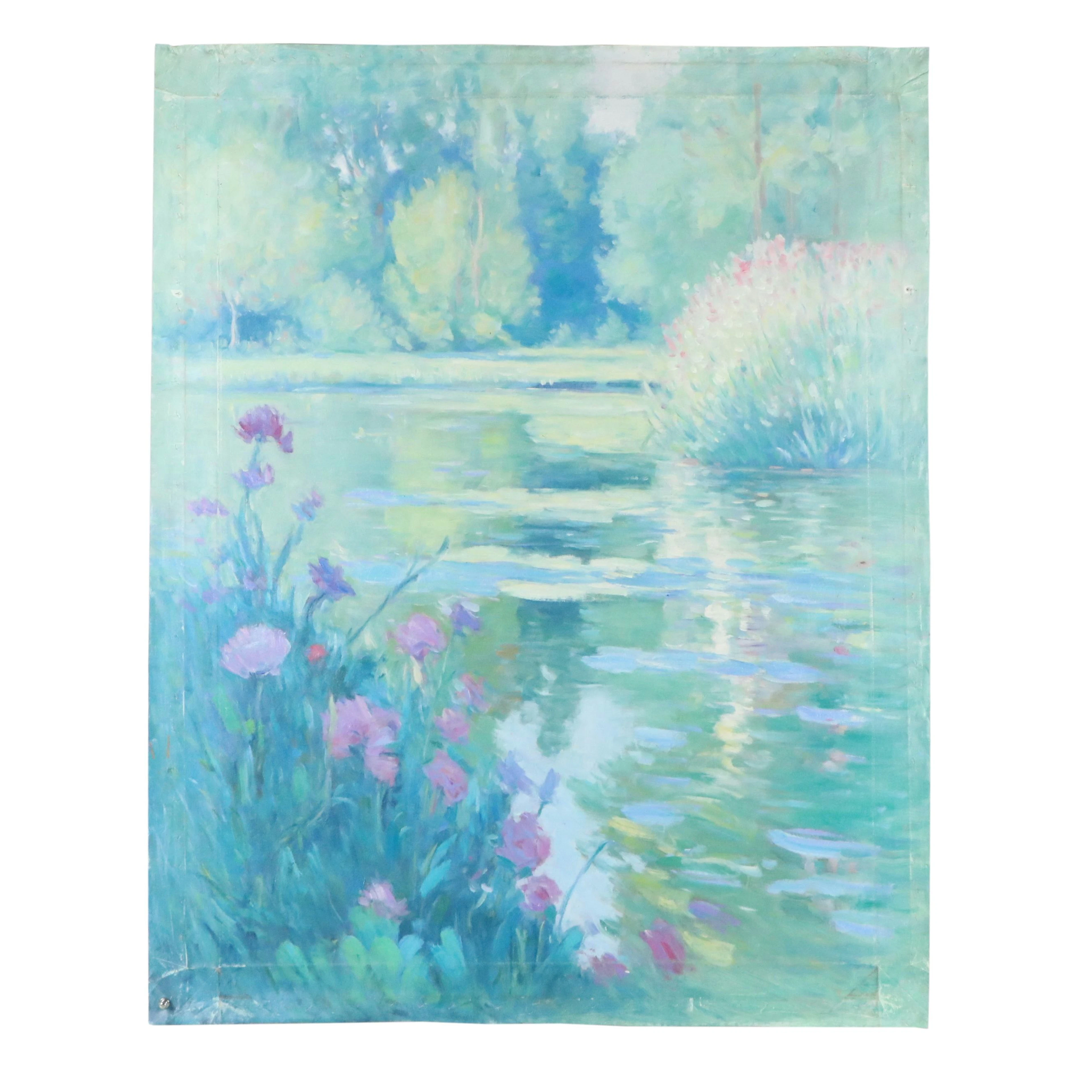 Impressionistic Landscape Oil Painting, 21st Century